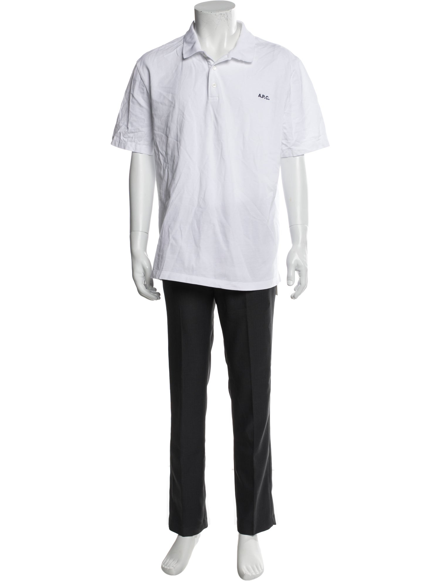 A.P.C. Collar Short Sleeve Polo Shirt