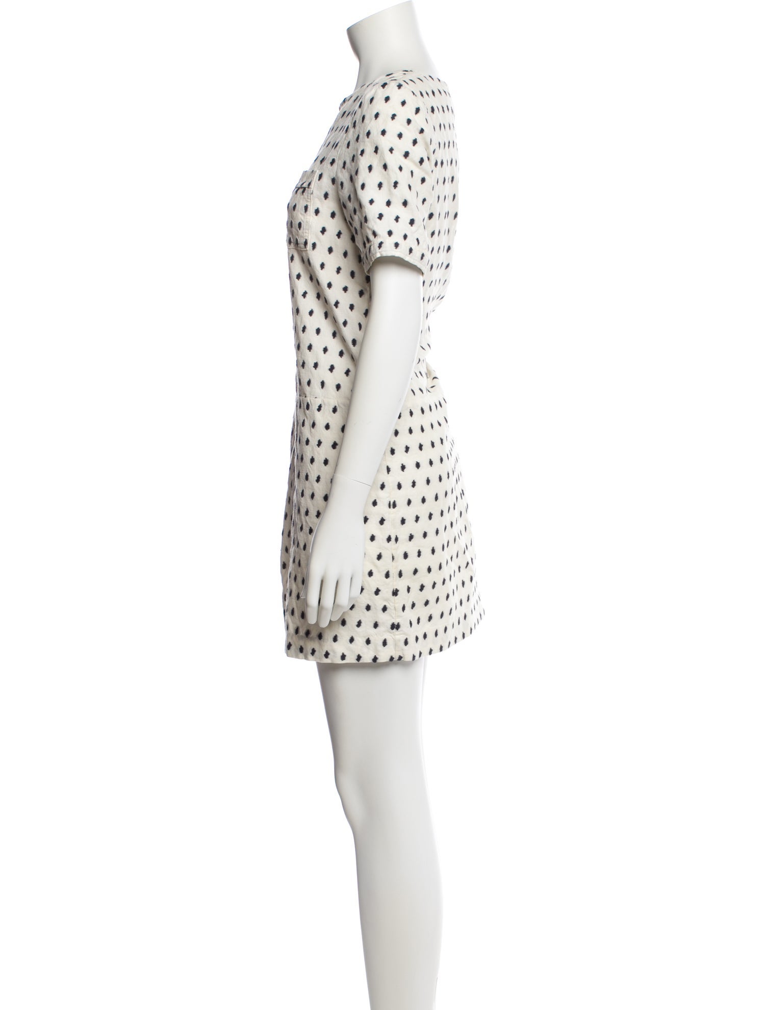 A.P.C. Polka Dot Print Mini Dress