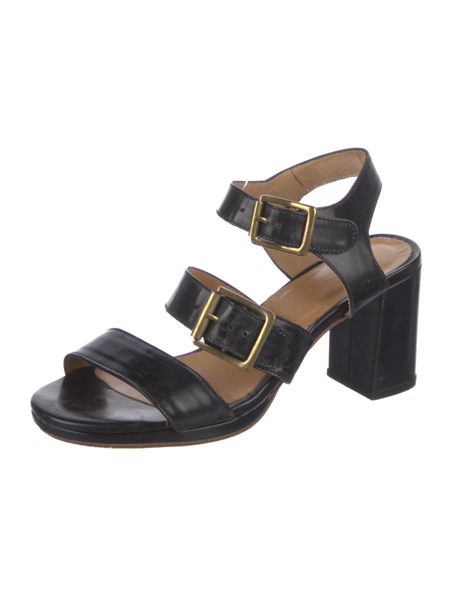 A.P.C. Leather Gladiator Sandals