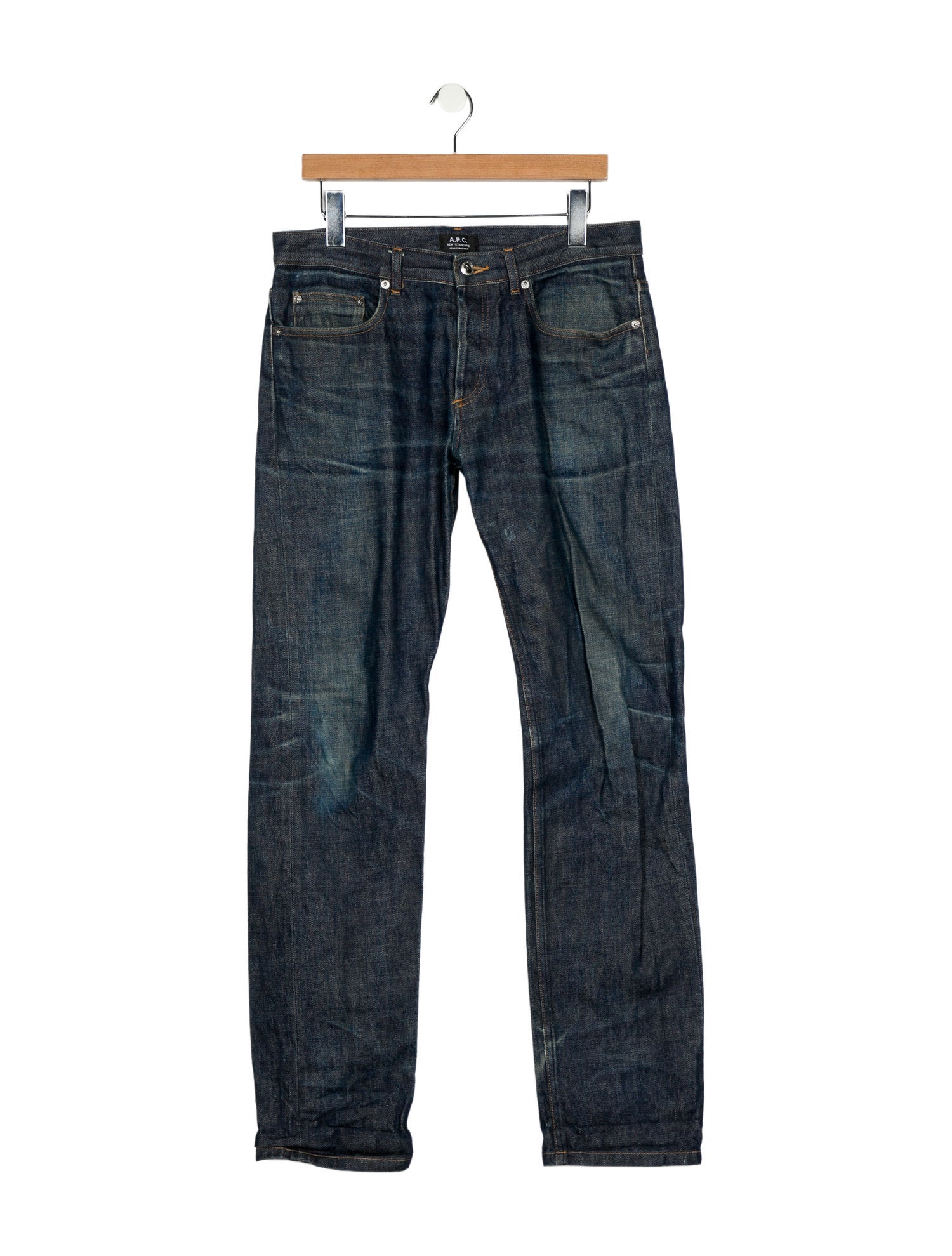 A.P.C. Mid-Rise Straight Leg Jeans