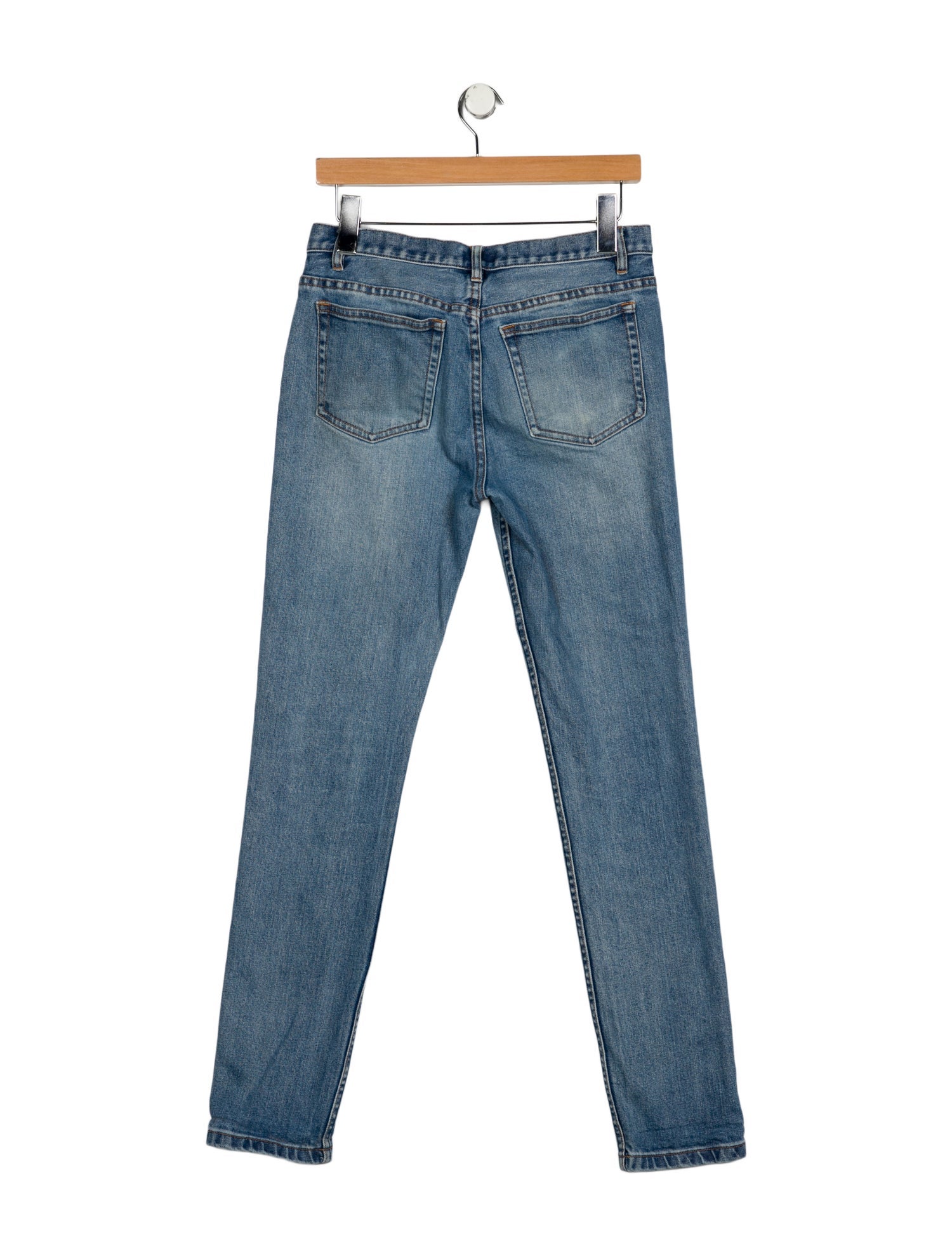 A.P.C. High-Rise Straight Leg Jeans
