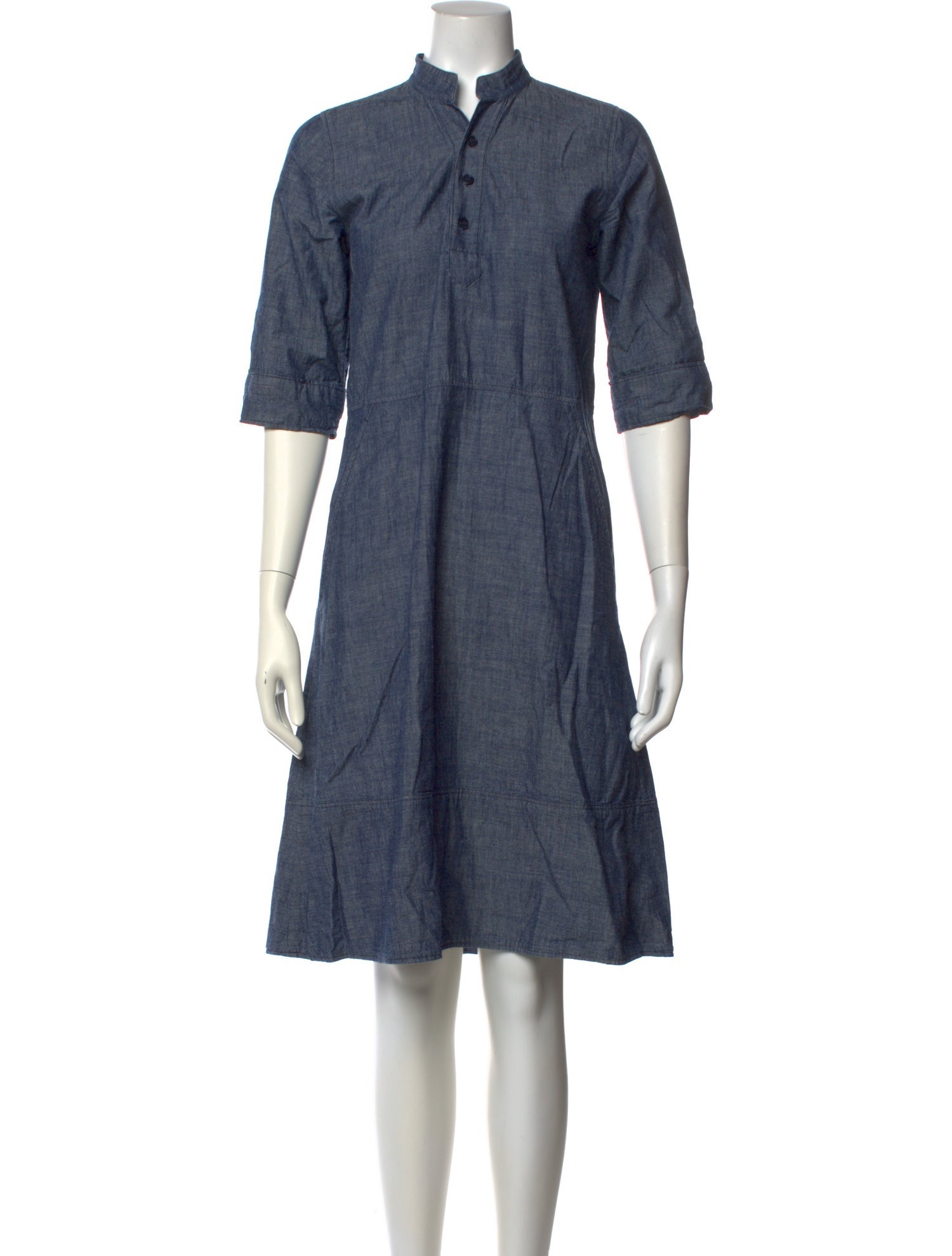 A.P.C. Mock Neck Knee-Length Dress