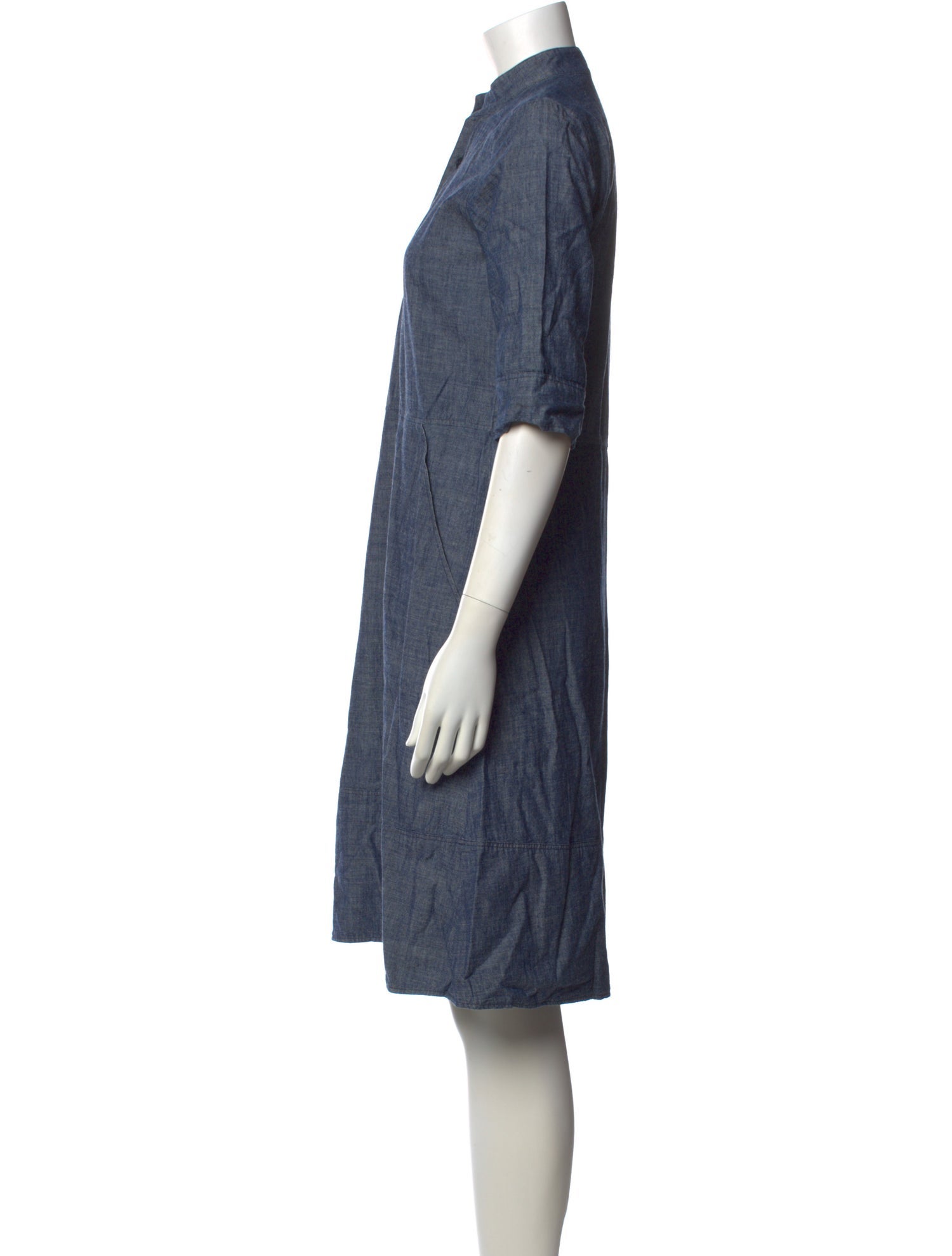 A.P.C. Mock Neck Knee-Length Dress