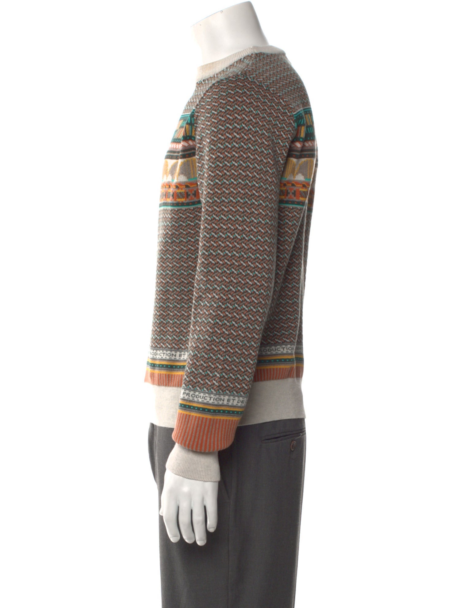 A.P.C. Printed Crew Neck Pullover