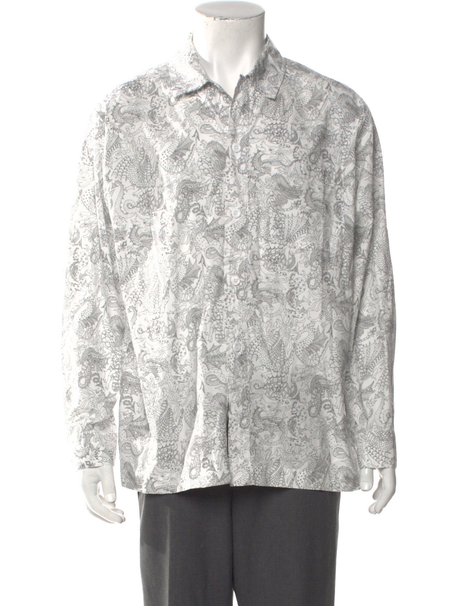 A.P.C. Printed Long Sleeve Shirt