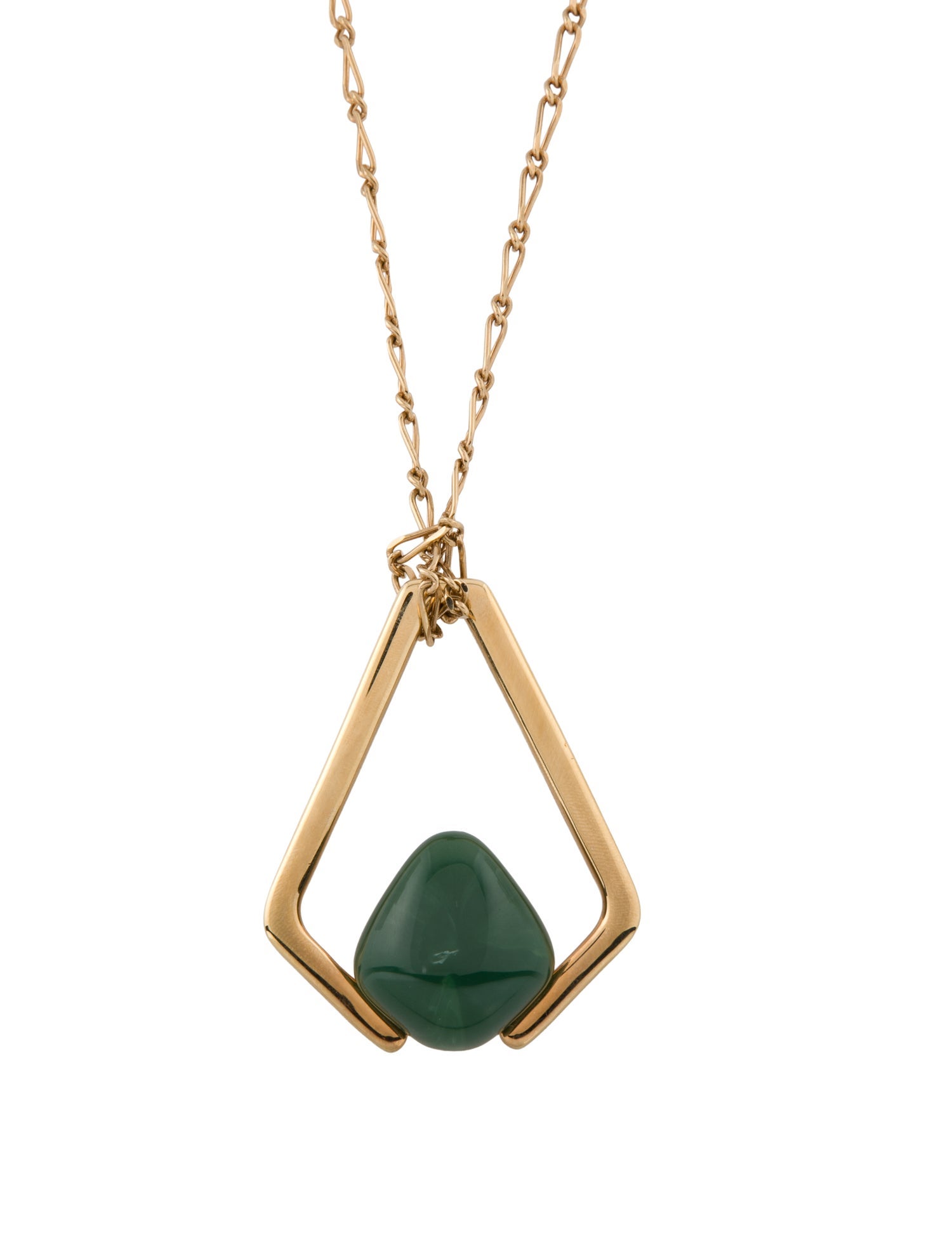 A.P.C. Resin Marion Pendant Lariat Necklace