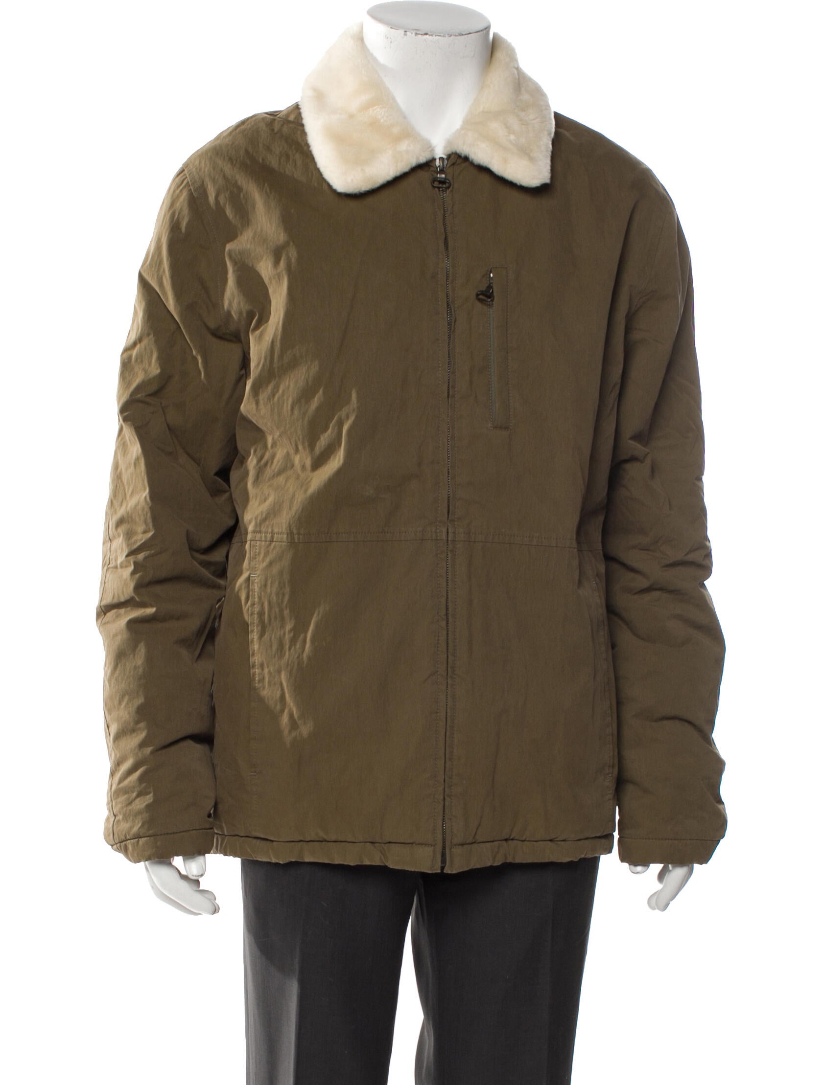 A.P.C. Colorblock Pattern Utility Jacket