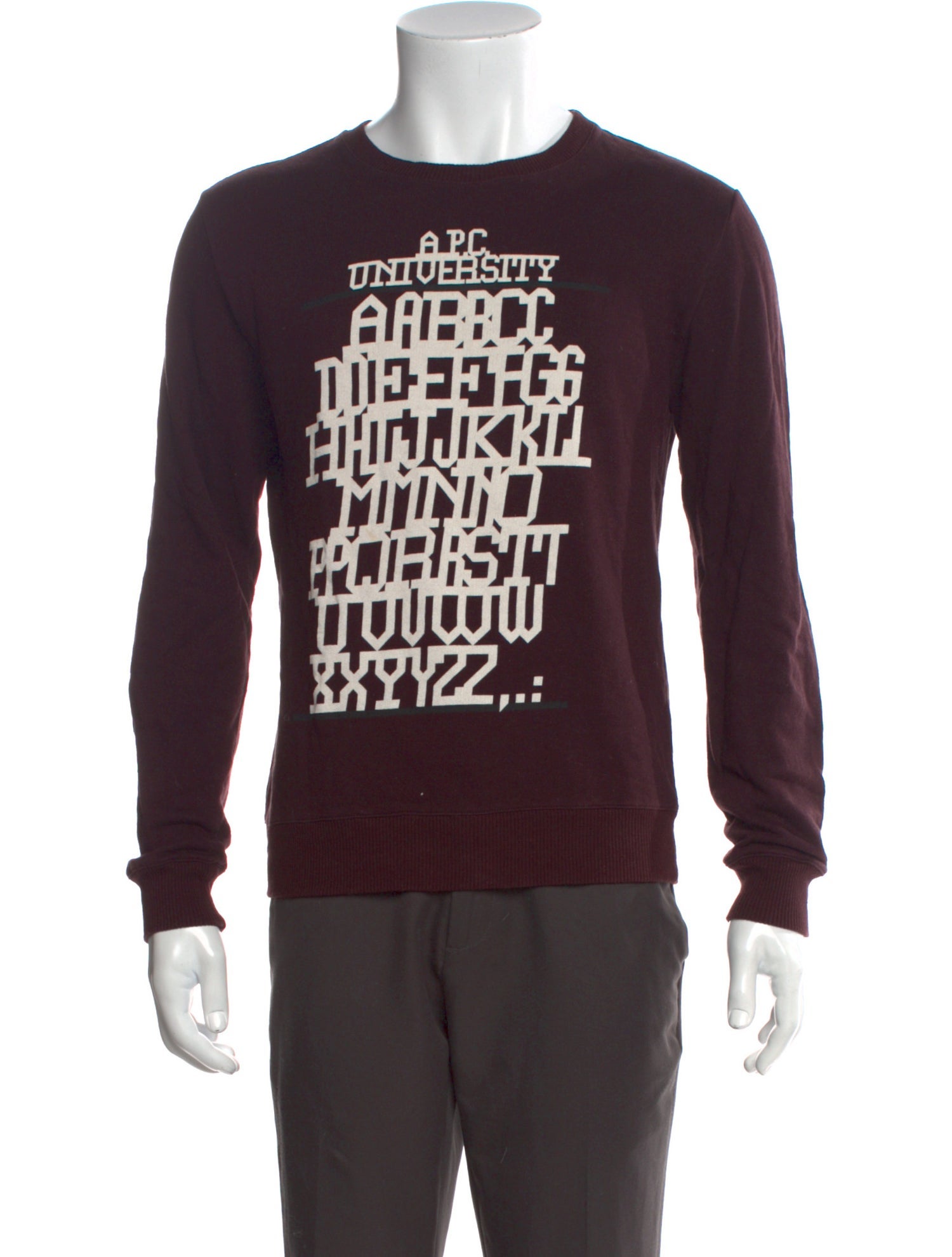 A.P.C. Graphic Print Crew Neck Sweatshirt