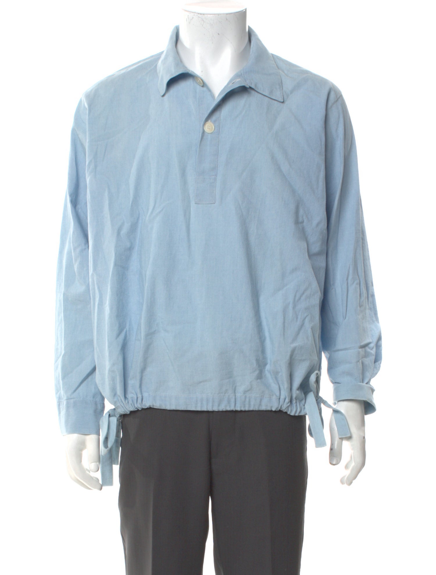 A.P.C. V-Neck Long Sleeve Henley