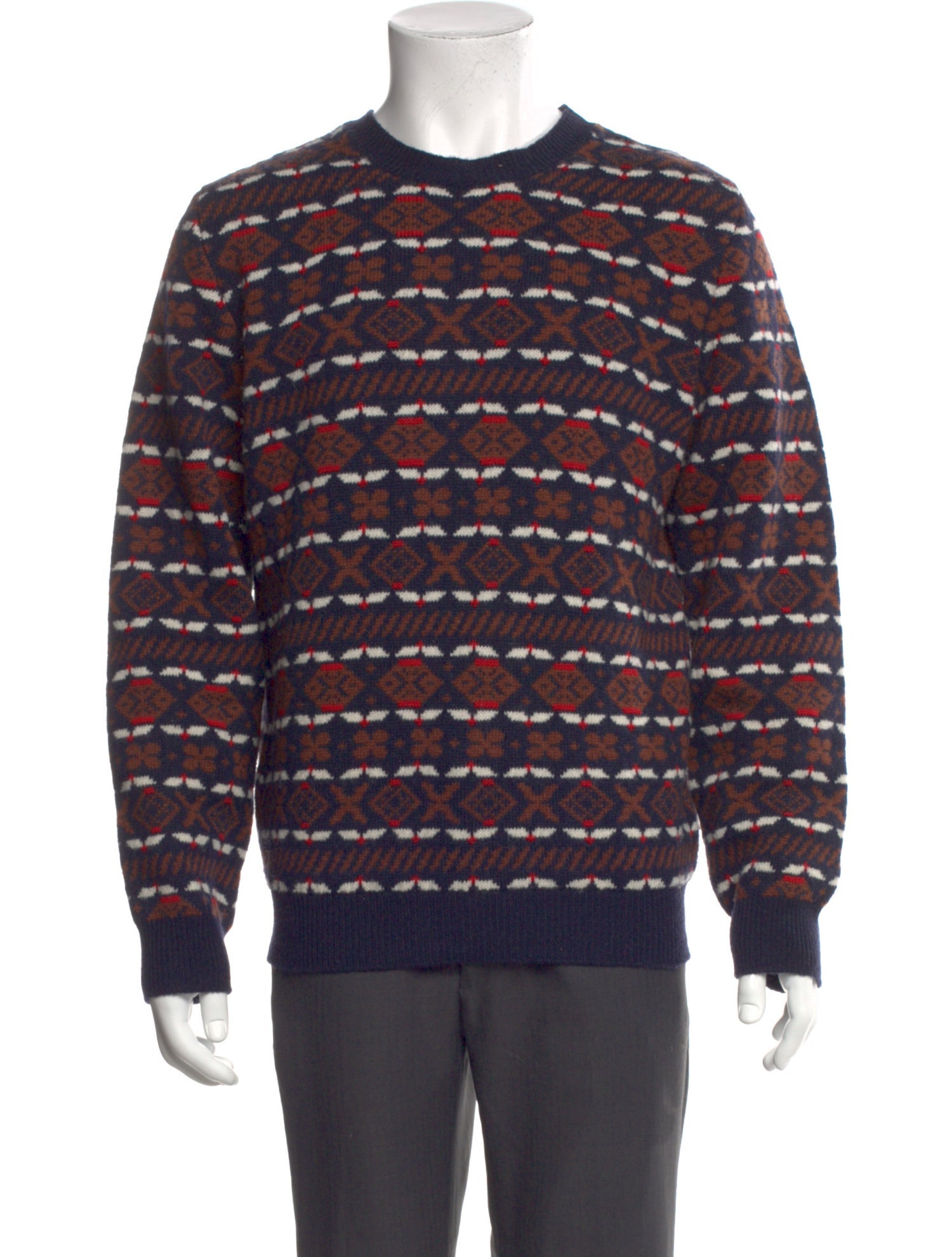 A.P.C. Virgin Wool Printed Pullover