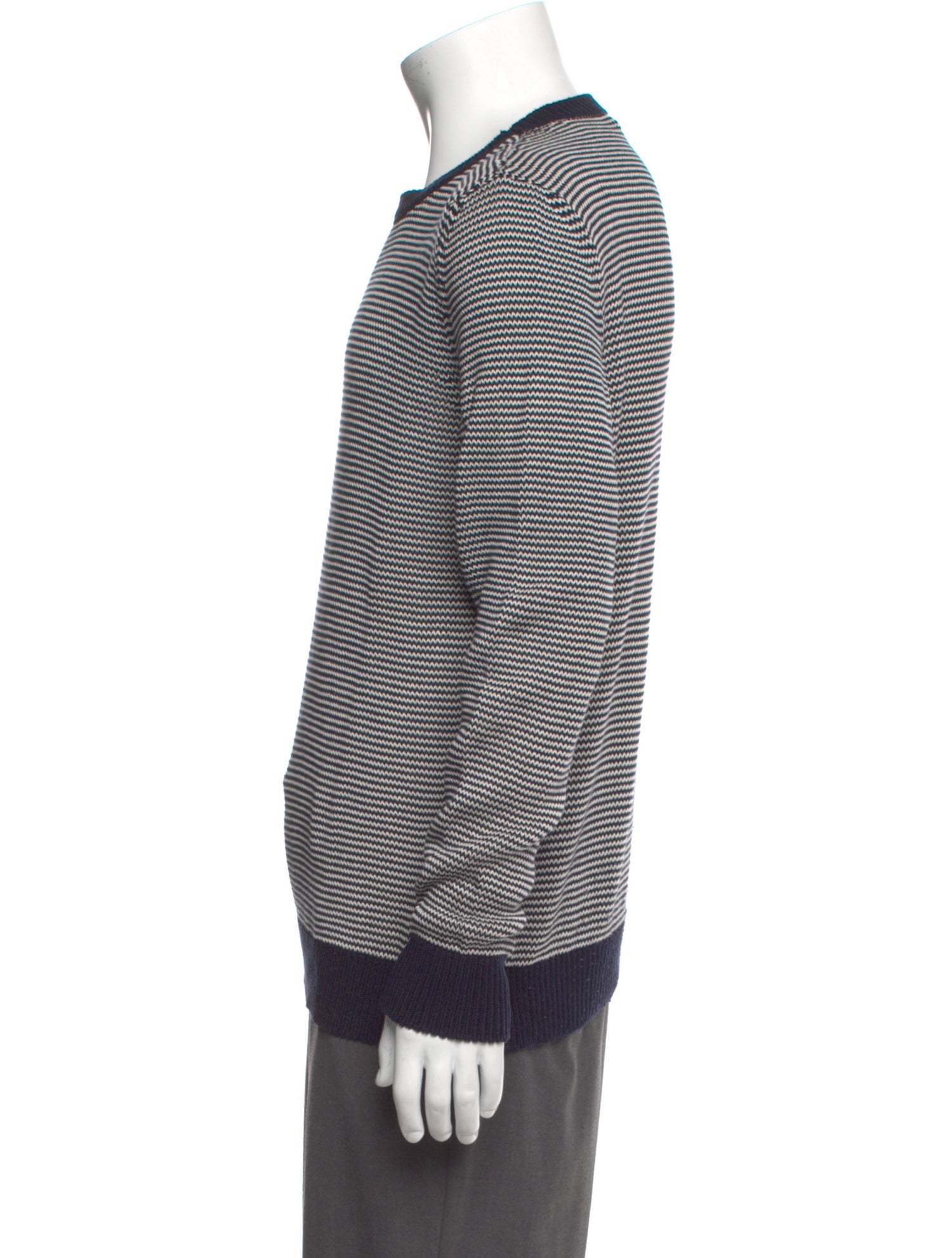 A.P.C. Striped Crew Neck Pullover