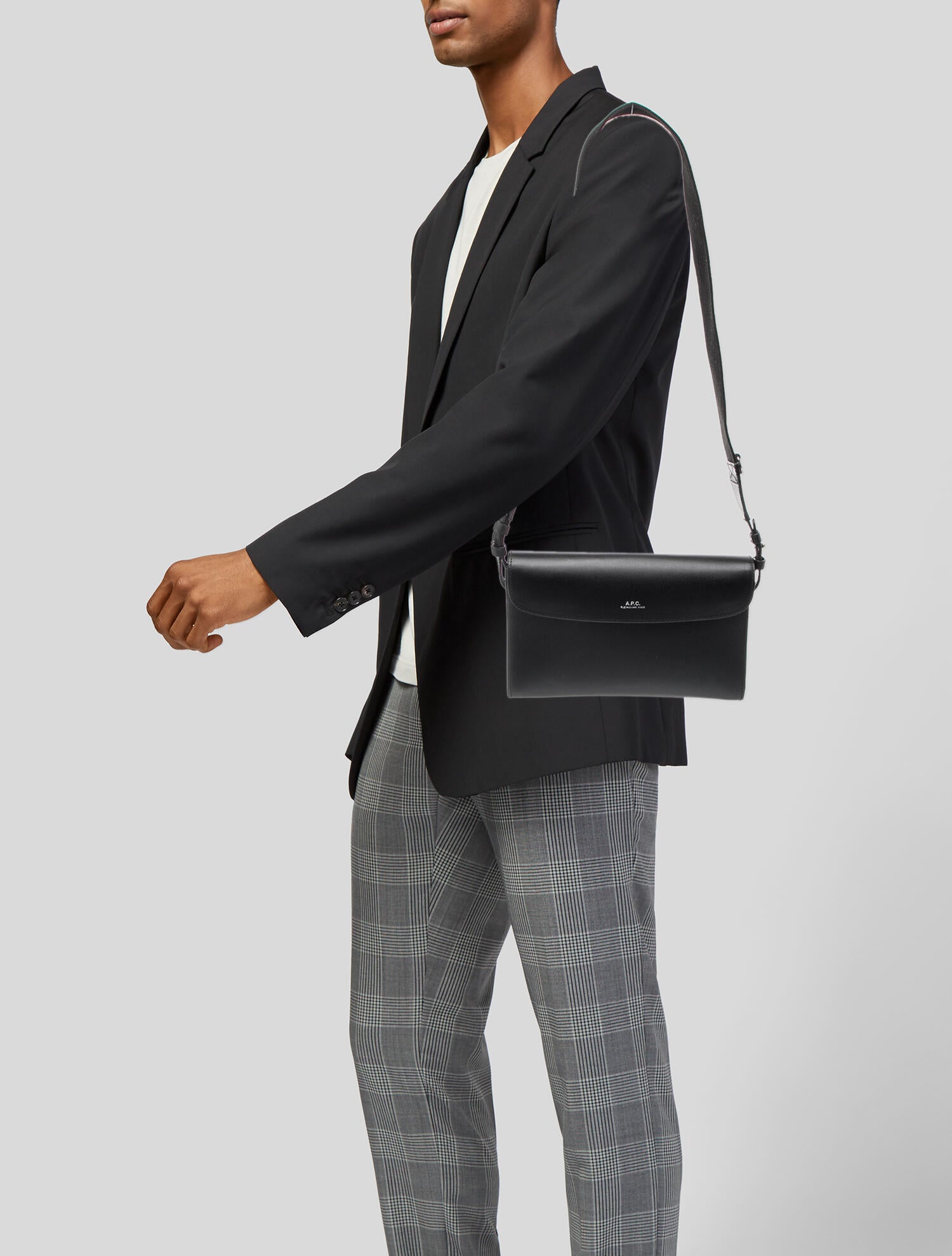 A.P.C. Leather Crossbody Bag