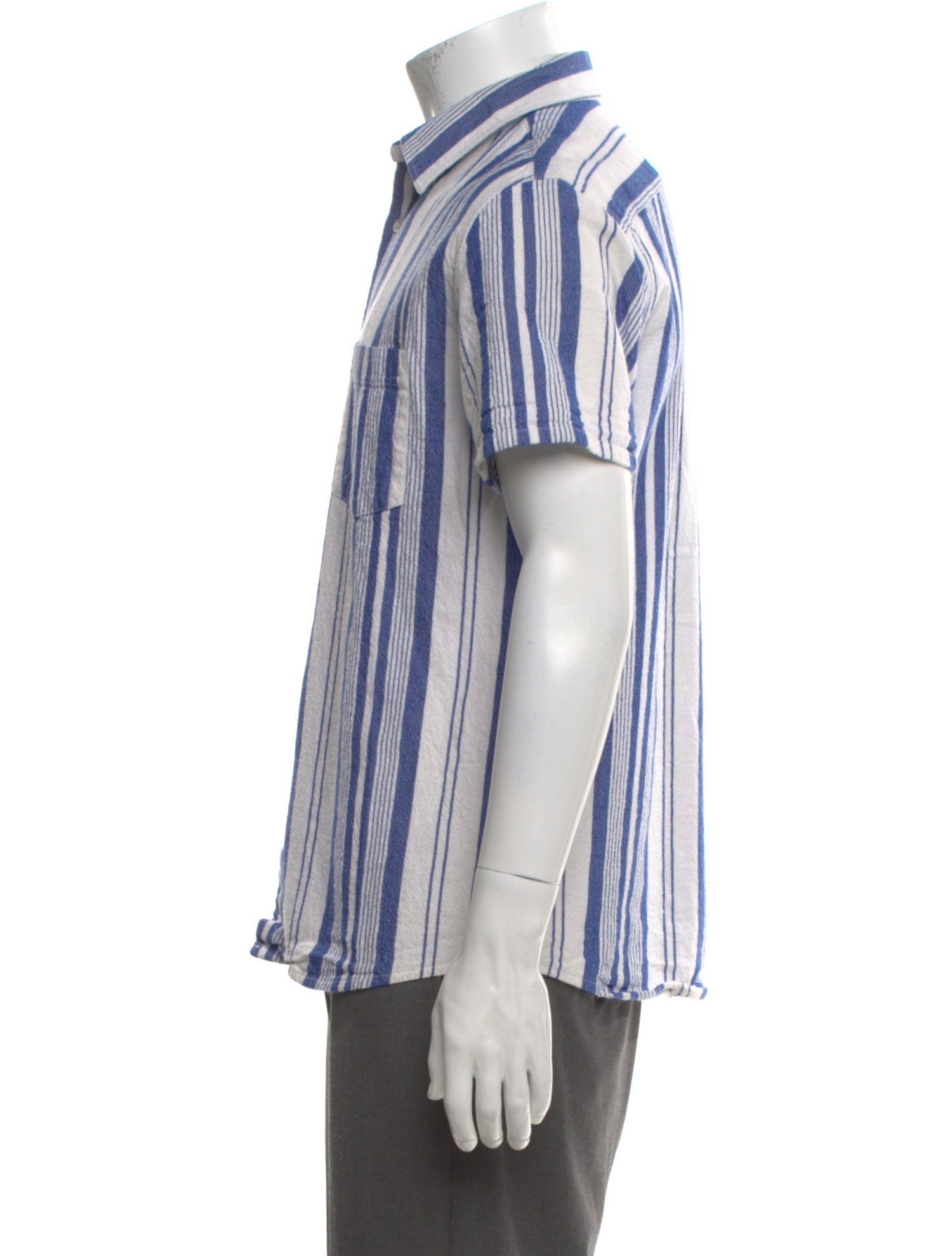 A.P.C. Striped Short Sleeve Shirt
