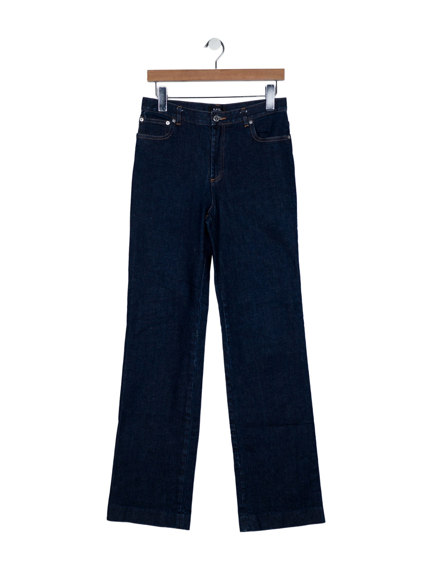 A.P.C. High-Rise Wide Leg Jeans