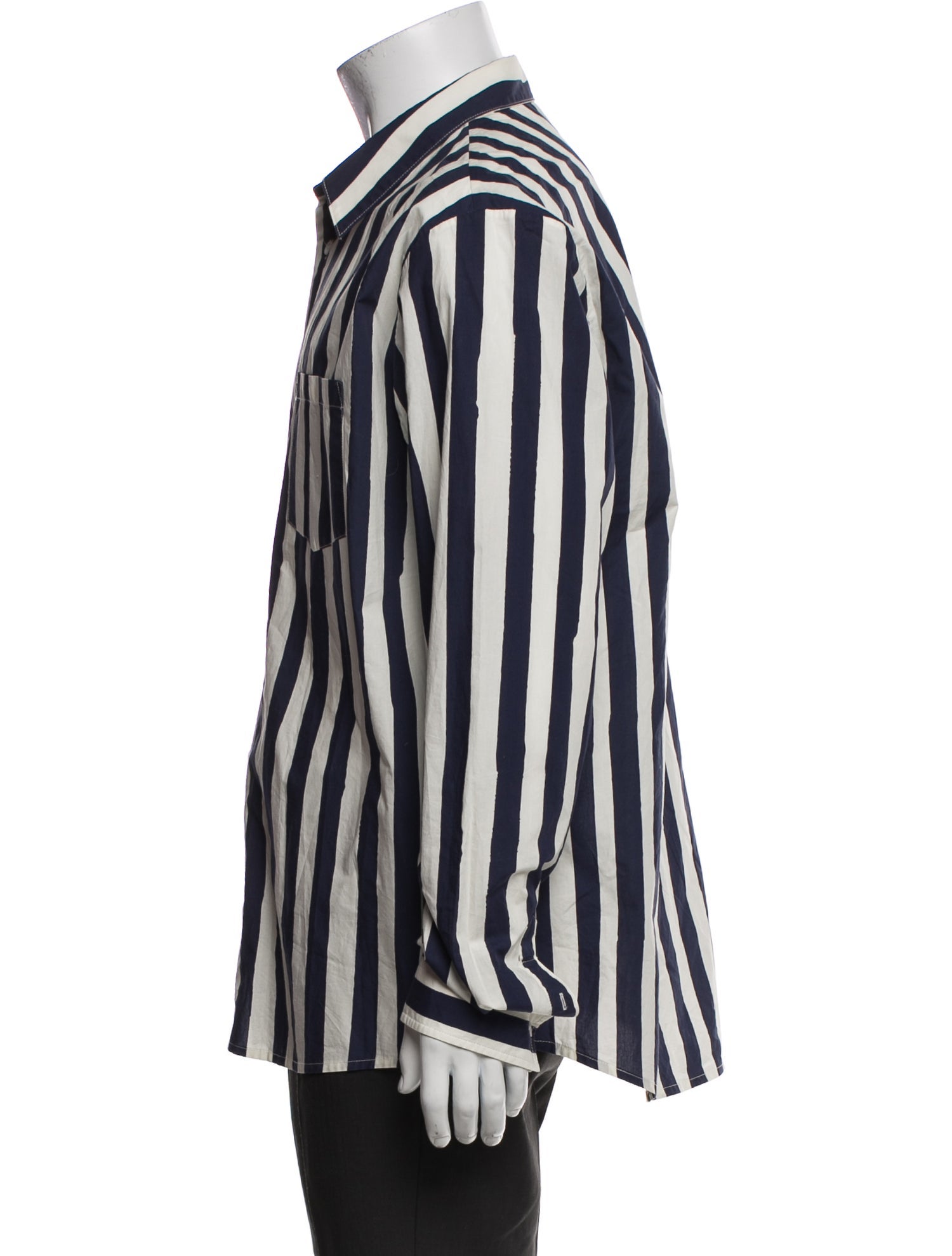A.P.C. Striped Long Sleeve Shirt