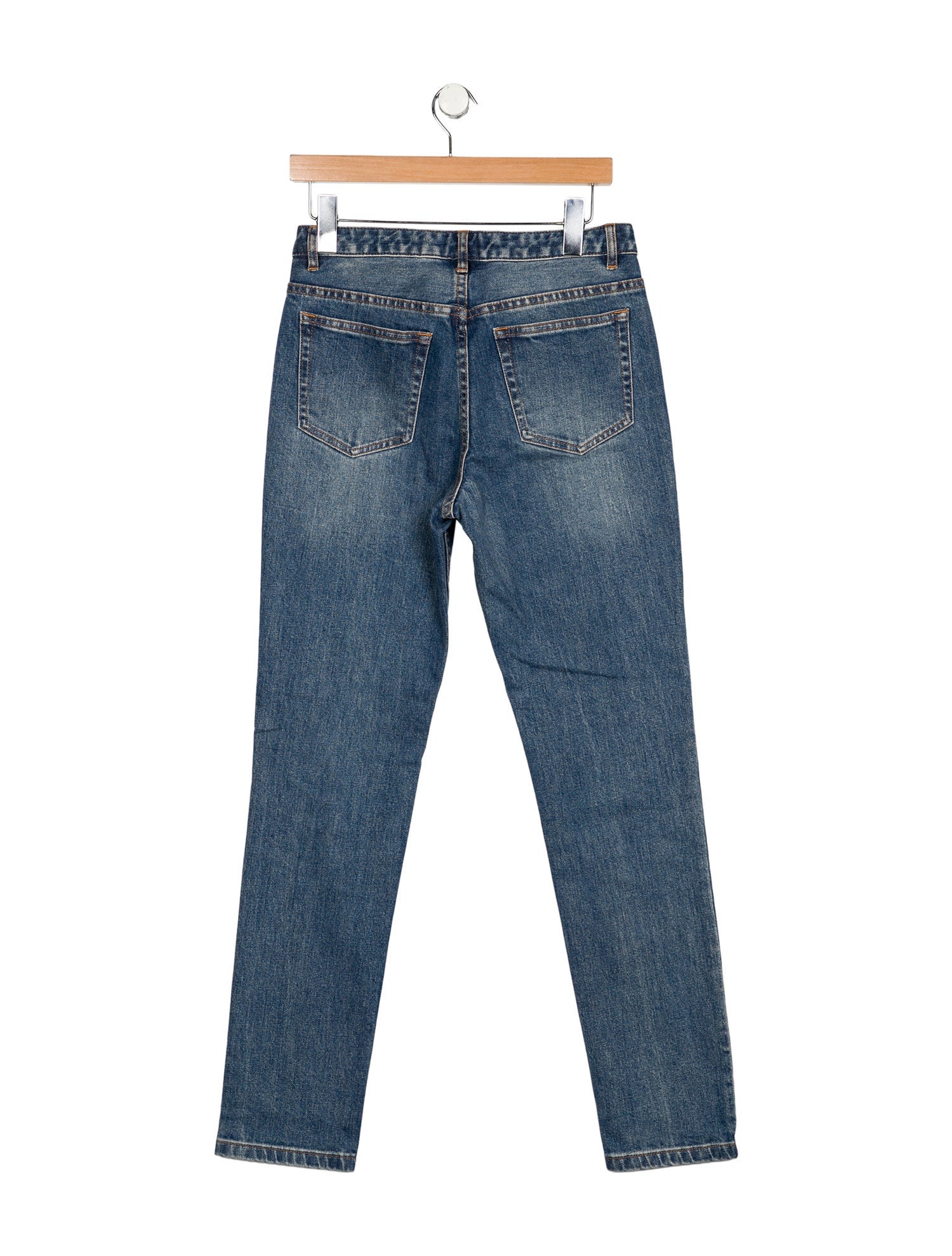 A.P.C. High-Rise Straight Leg Jeans