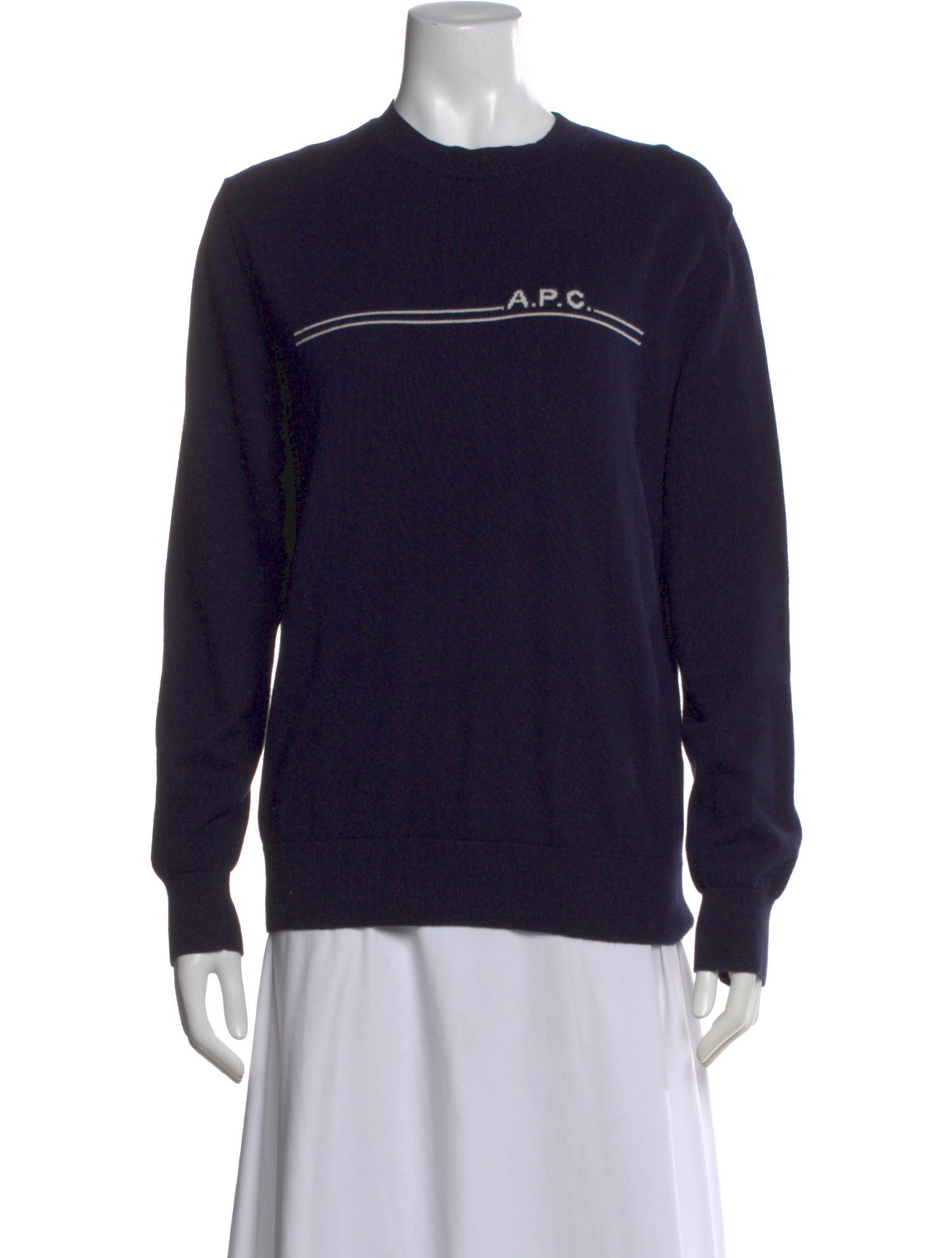 A.P.C. Crew Neck Long Sleeve Sweatshirt