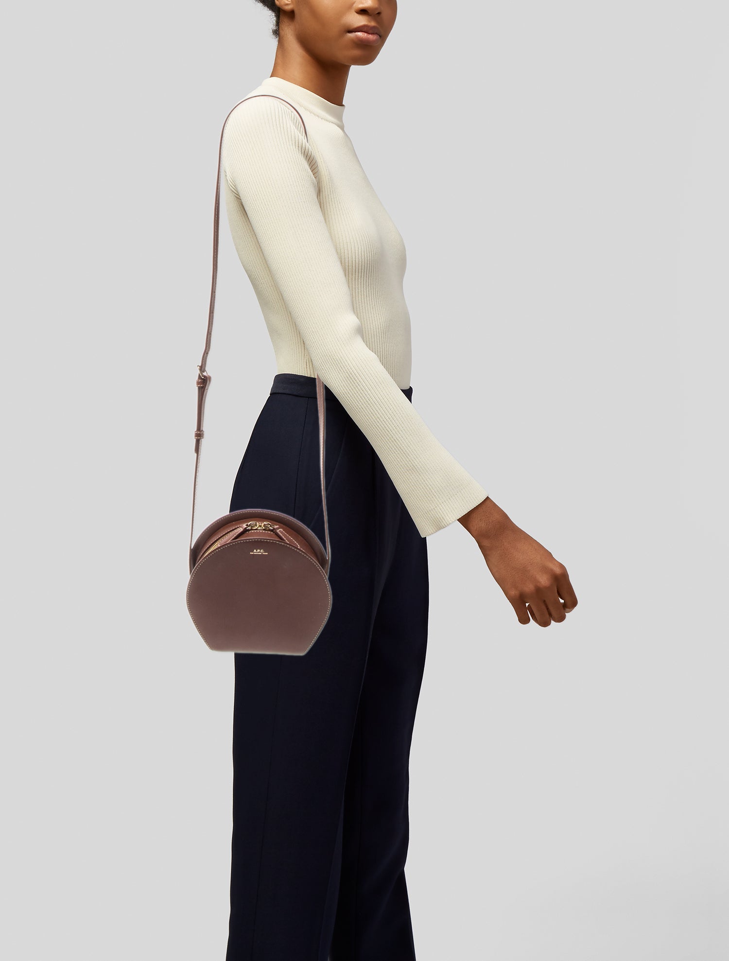 A.P.C. Leather Crossbody Bag