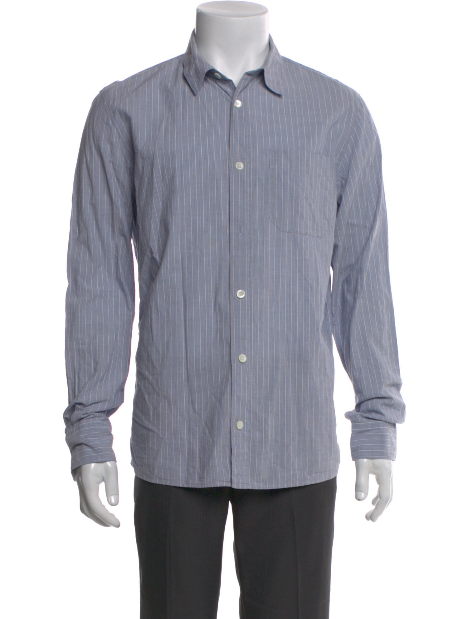 A.P.C. Striped Long Sleeve Shirt