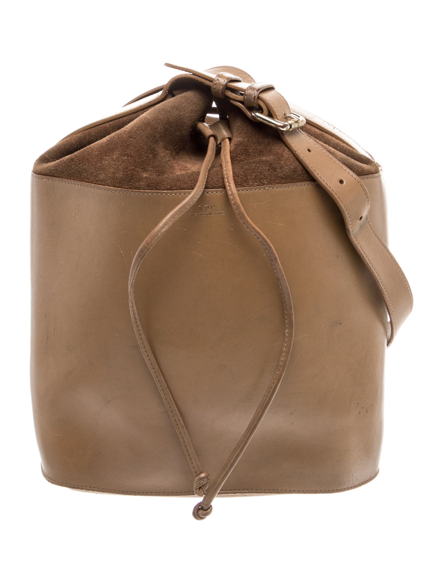 A.P.C. Leather Bucket Bag