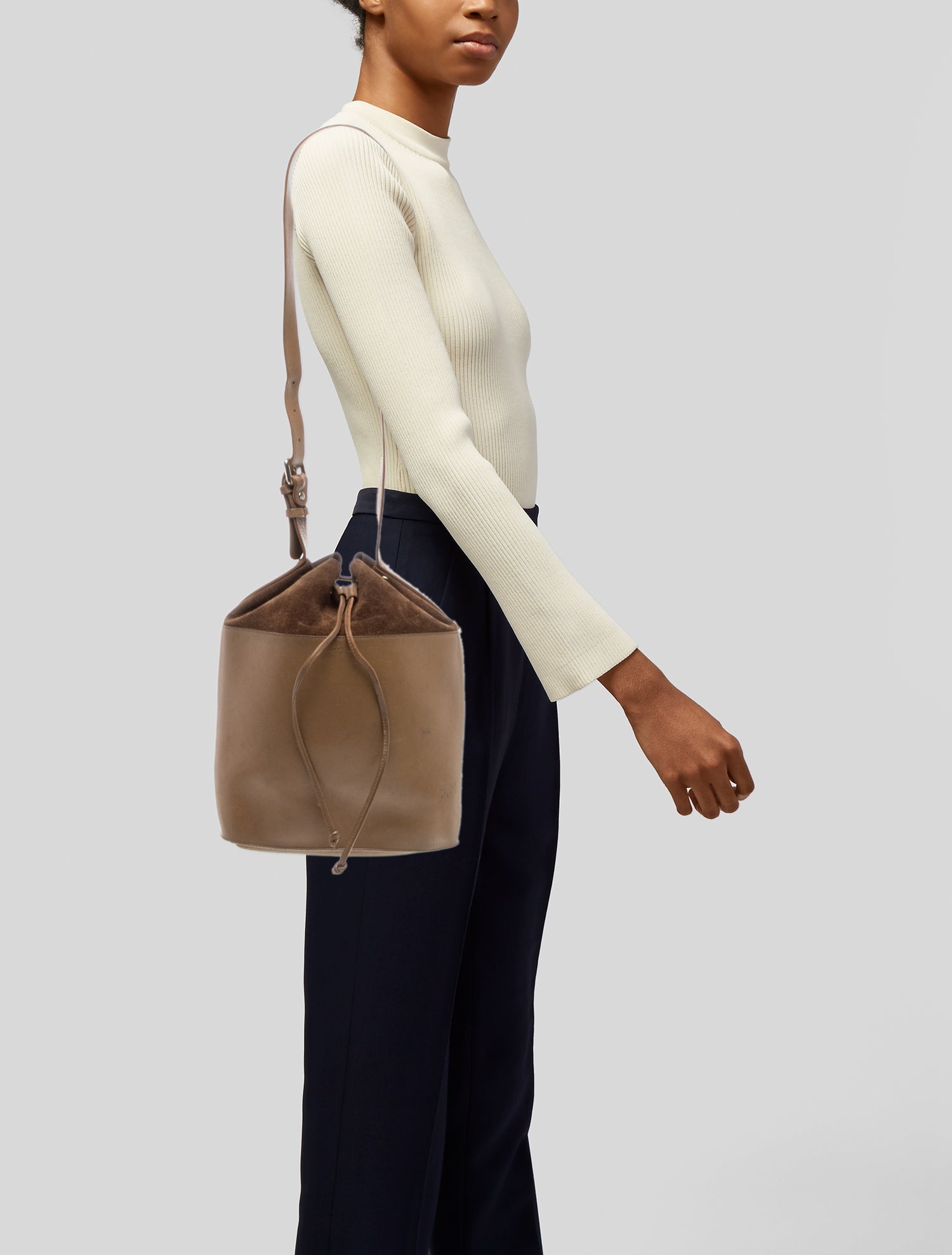 A.P.C. Leather Bucket Bag