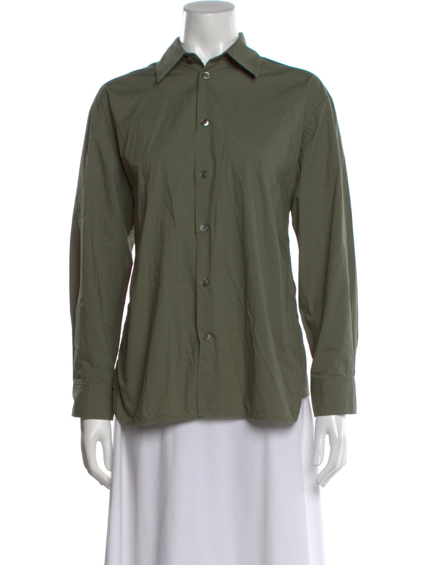 A.P.C. Long Sleeve Button-Up Top