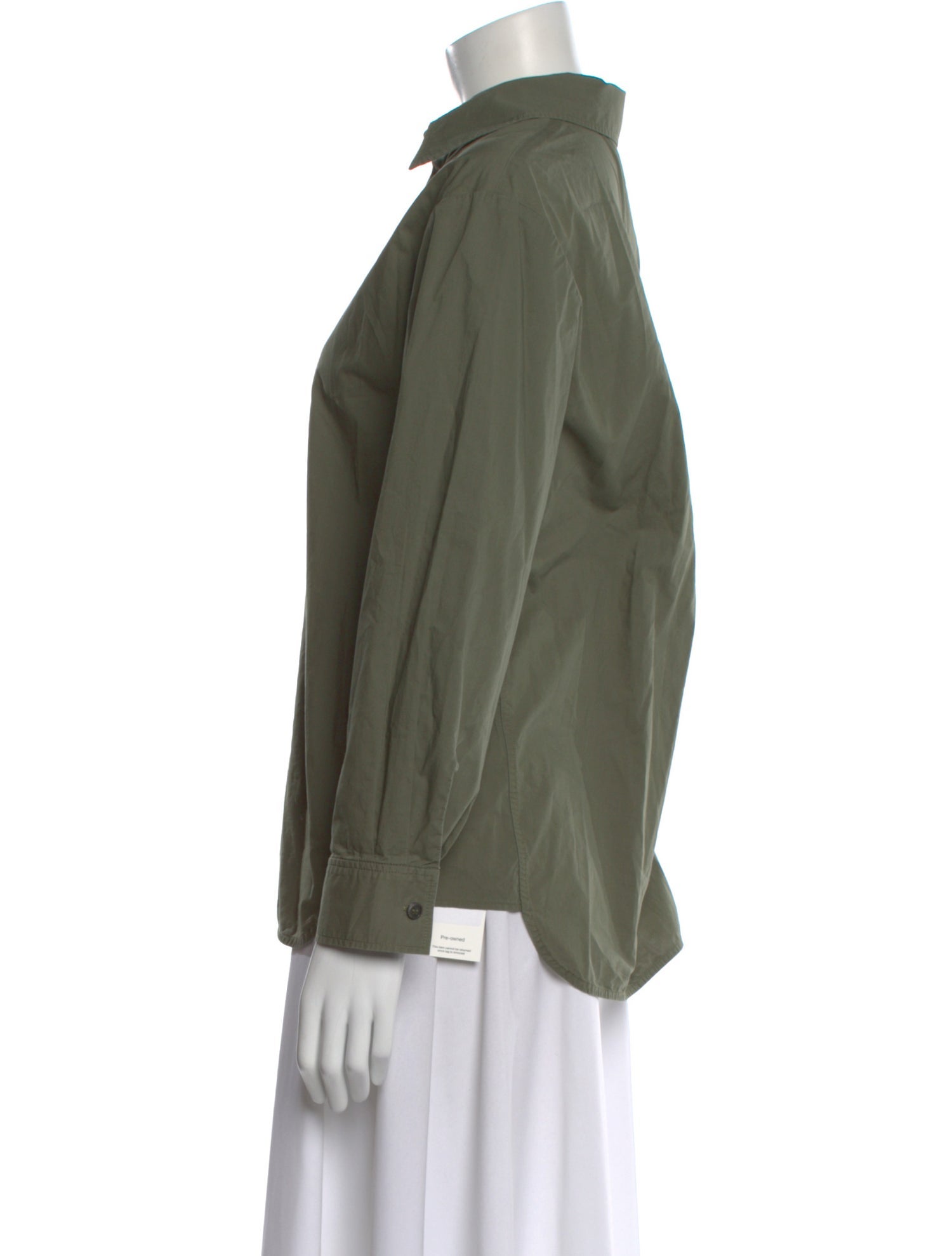 A.P.C. Long Sleeve Button-Up Top
