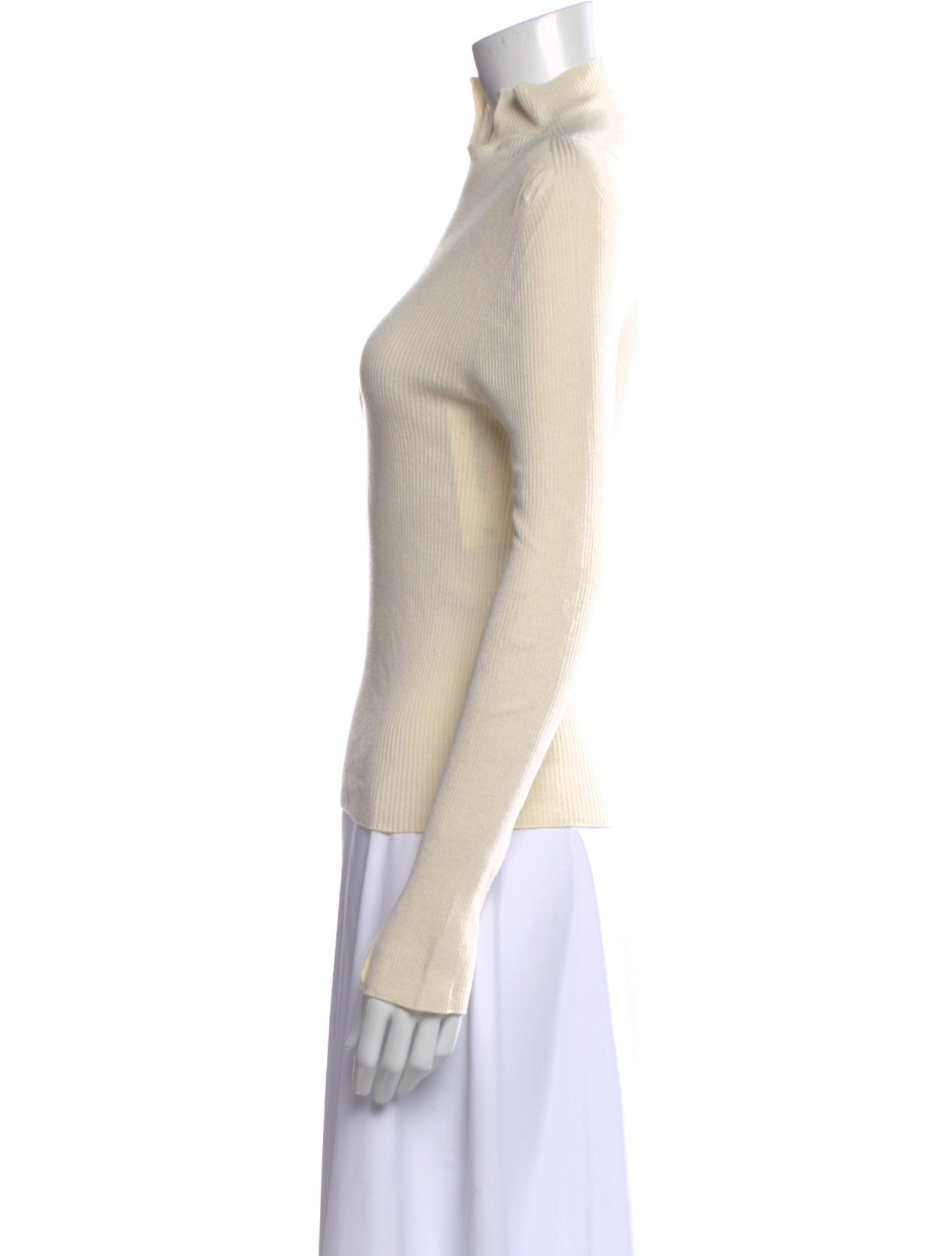 A.P.C. Silk Mock Neck Top