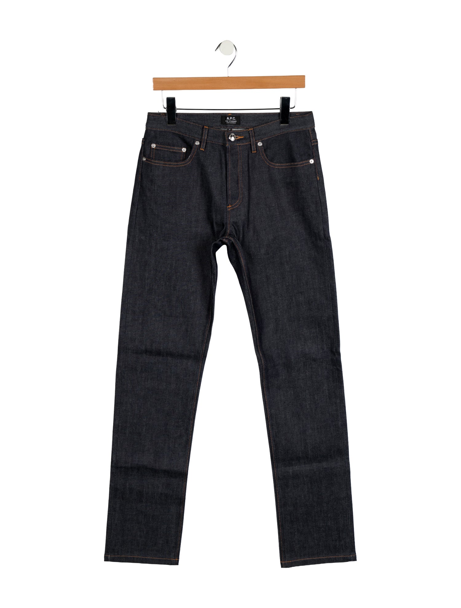 A.P.C. Mid-Rise Straight Leg Jeans