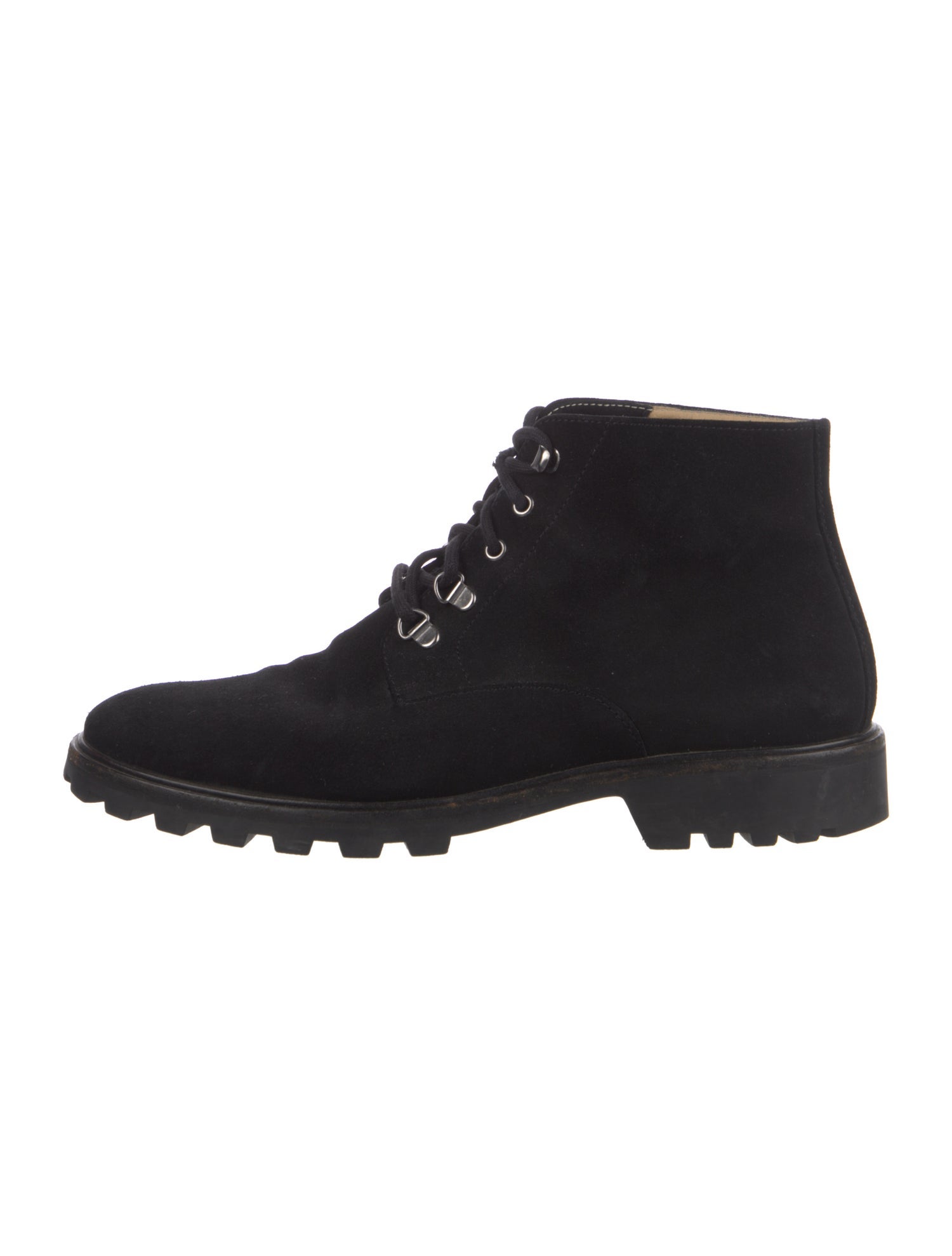 A.P.C. Suede Lace-Up Boots