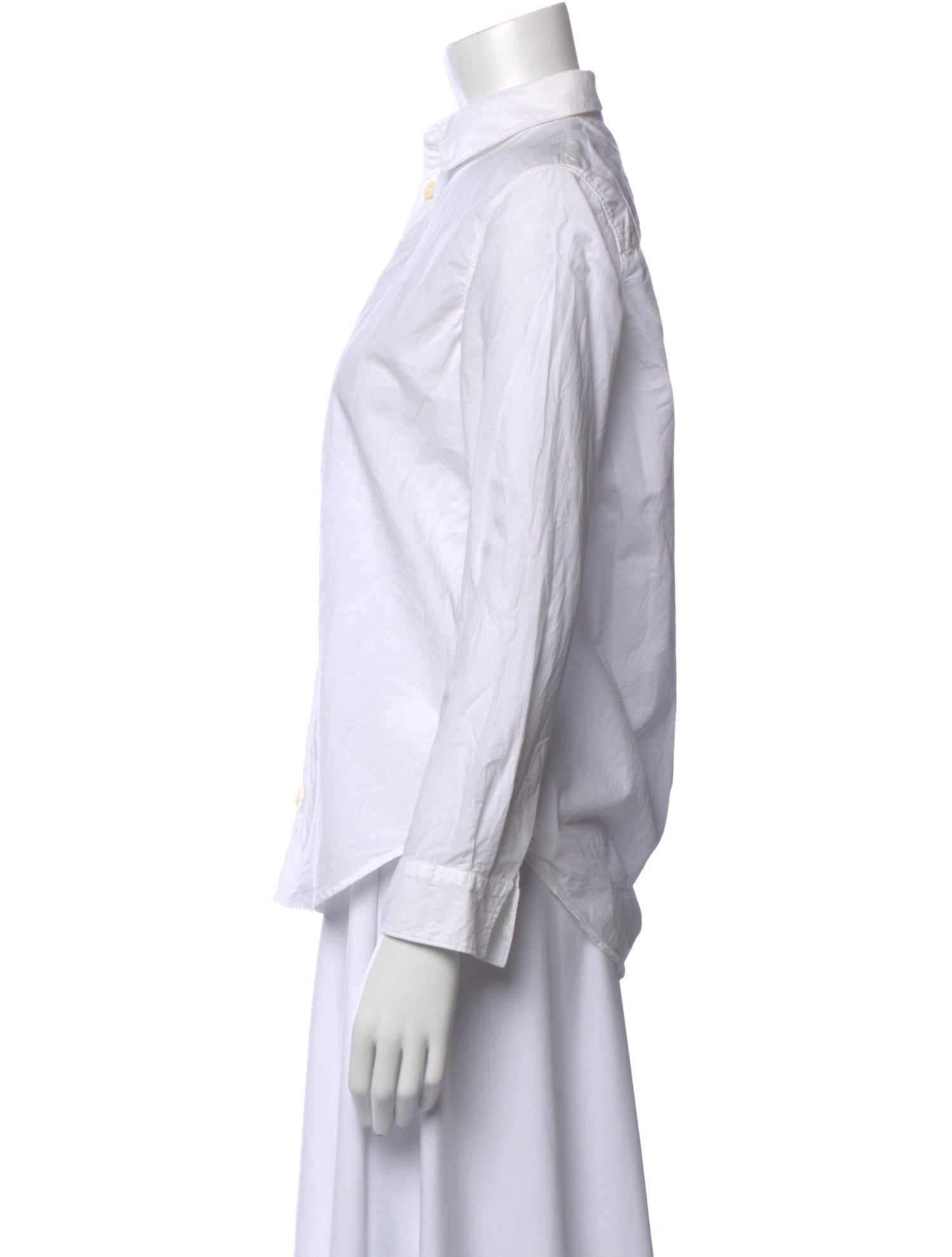 A.P.C. Long Sleeve Button-Up Top
