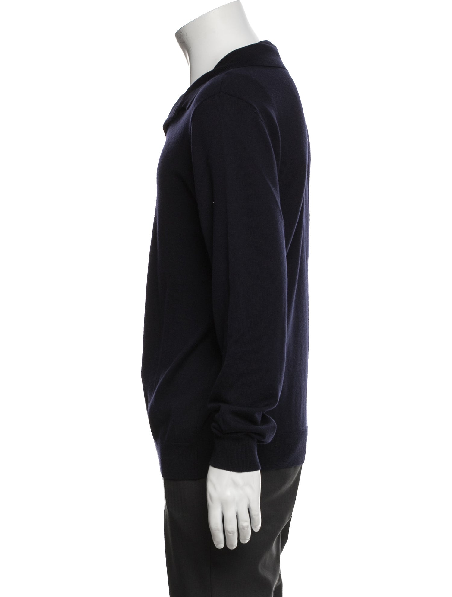 A.P.C. Merino Wool Collar Pullover