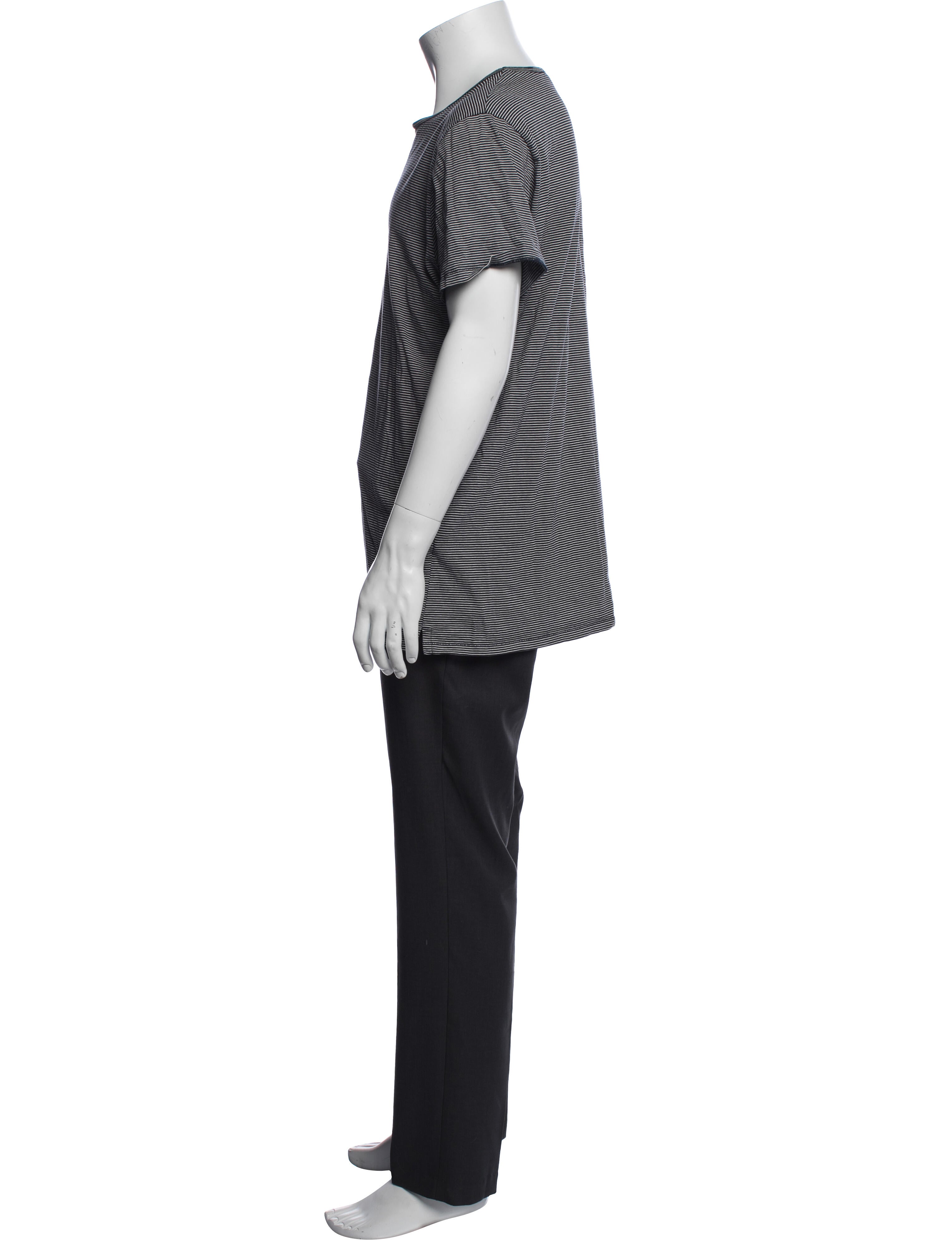 A.P.C. Striped Crew Neck T-Shirt