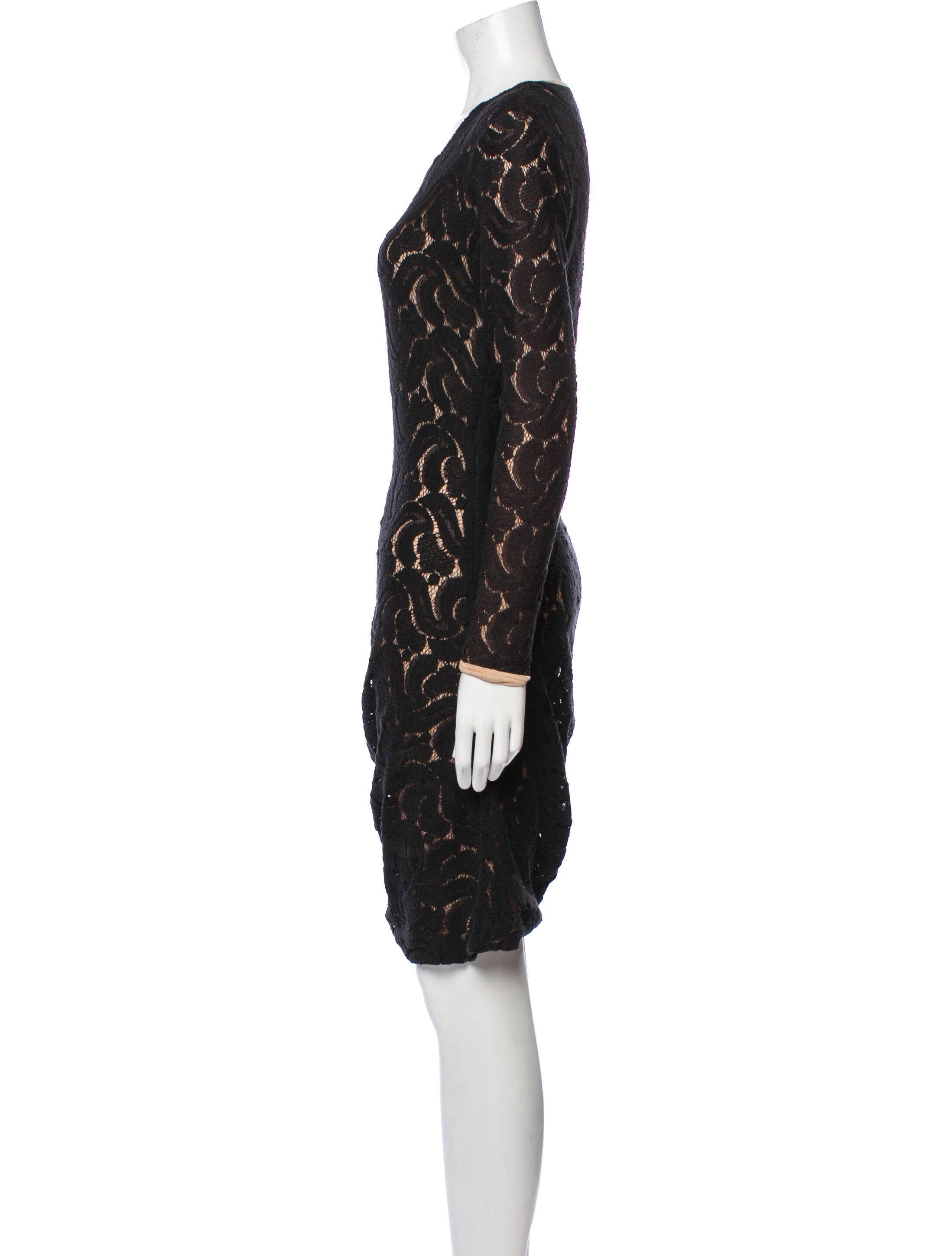 A.L.C. Lace Pattern Knee-Length Dress