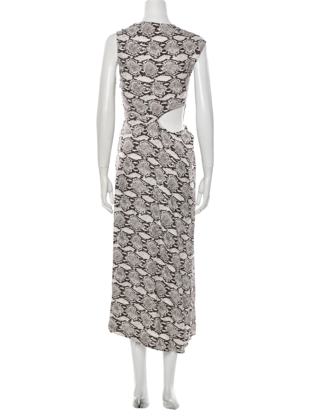 A.l.c. Animal Print Long Dress - image 3