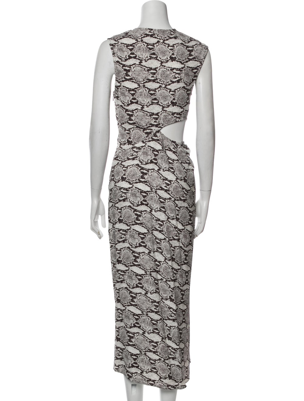 A.l.c. Animal Print Long Dress - image 3