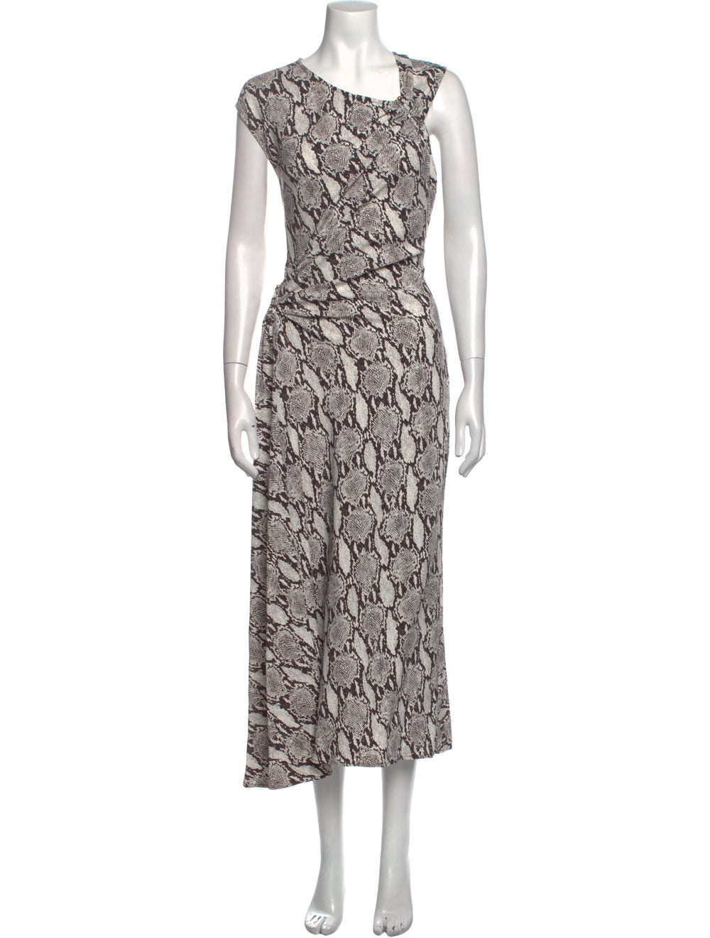 A.l.c. Animal Print Long Dress - image 1