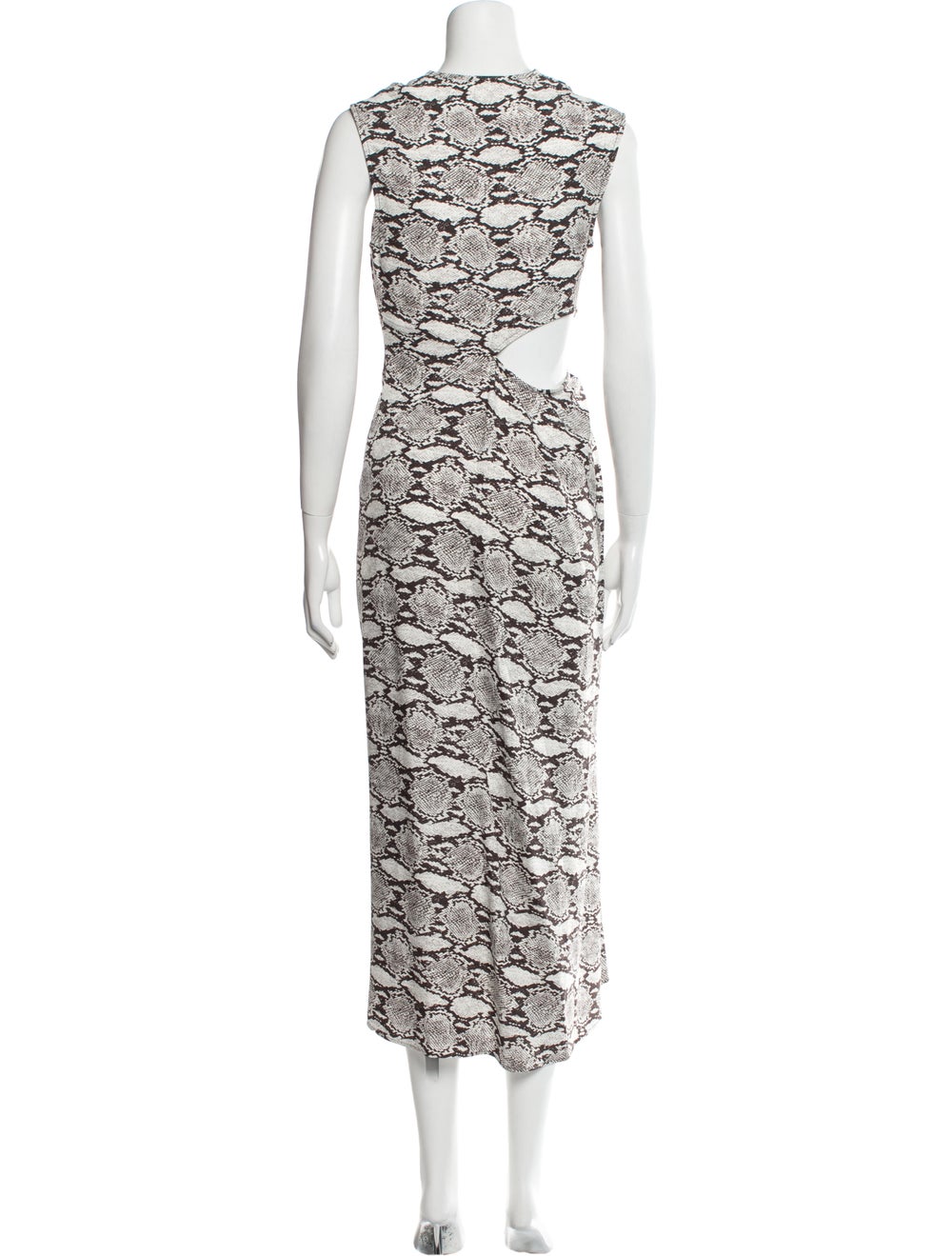 A.l.c. Animal Print Long Dress - image 3