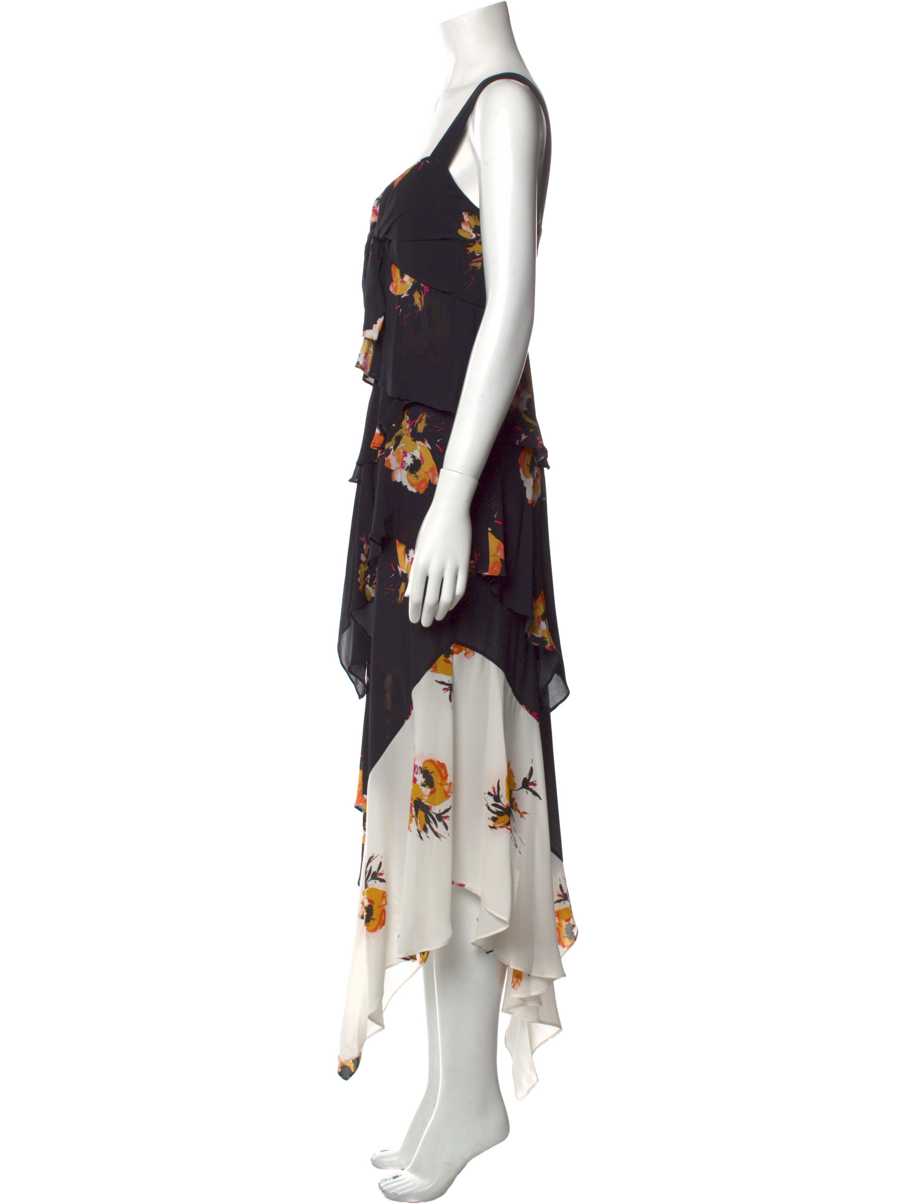 A.L.C. Silk Long Dress - Black Dresses, Clothing - WA4159074 | The RealReal