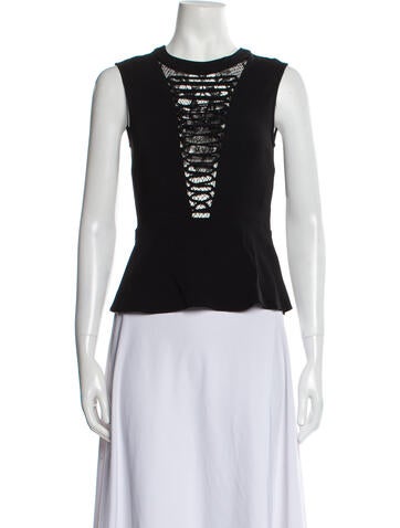 A.l.c. Tops Crew Neck Sleeveless Top US 0 | XS