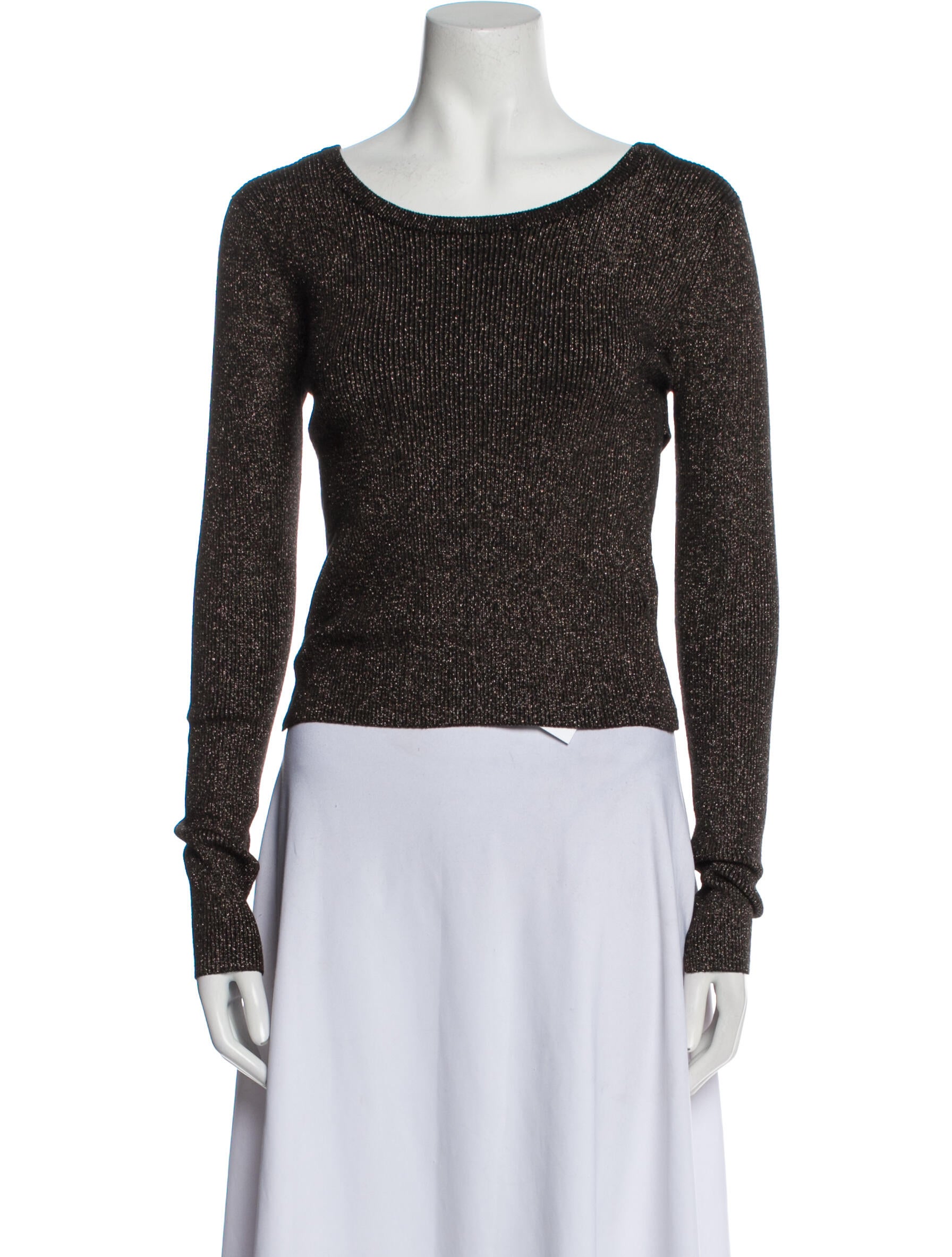 A.L.C. Merino Wool Scoop Neck Top