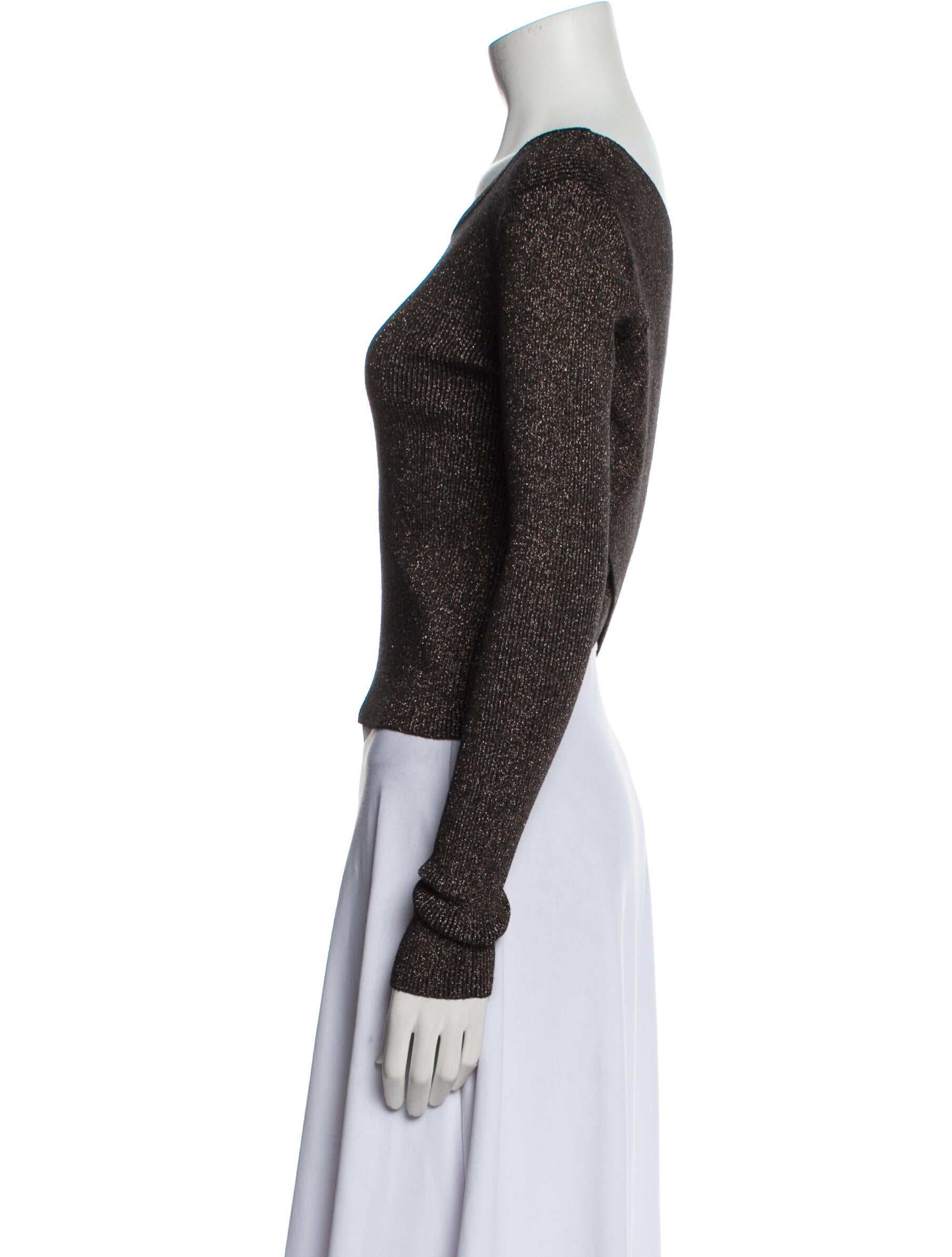 A.L.C. Merino Wool Scoop Neck Top