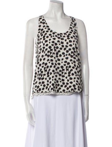 A.l.c. Tops Silk Animal Print Top XS