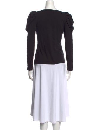 A.L.C. Scoop Neck Long Sleeve Top