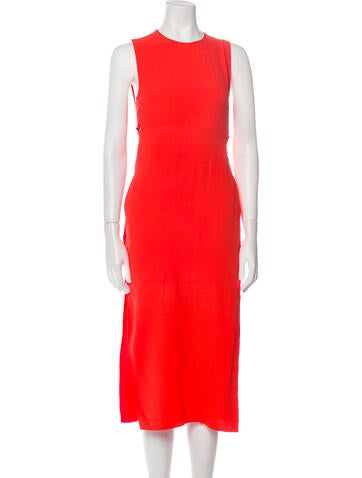 A.l.c. Dresses Crew Neck Midi Length Dress US 0 | XS