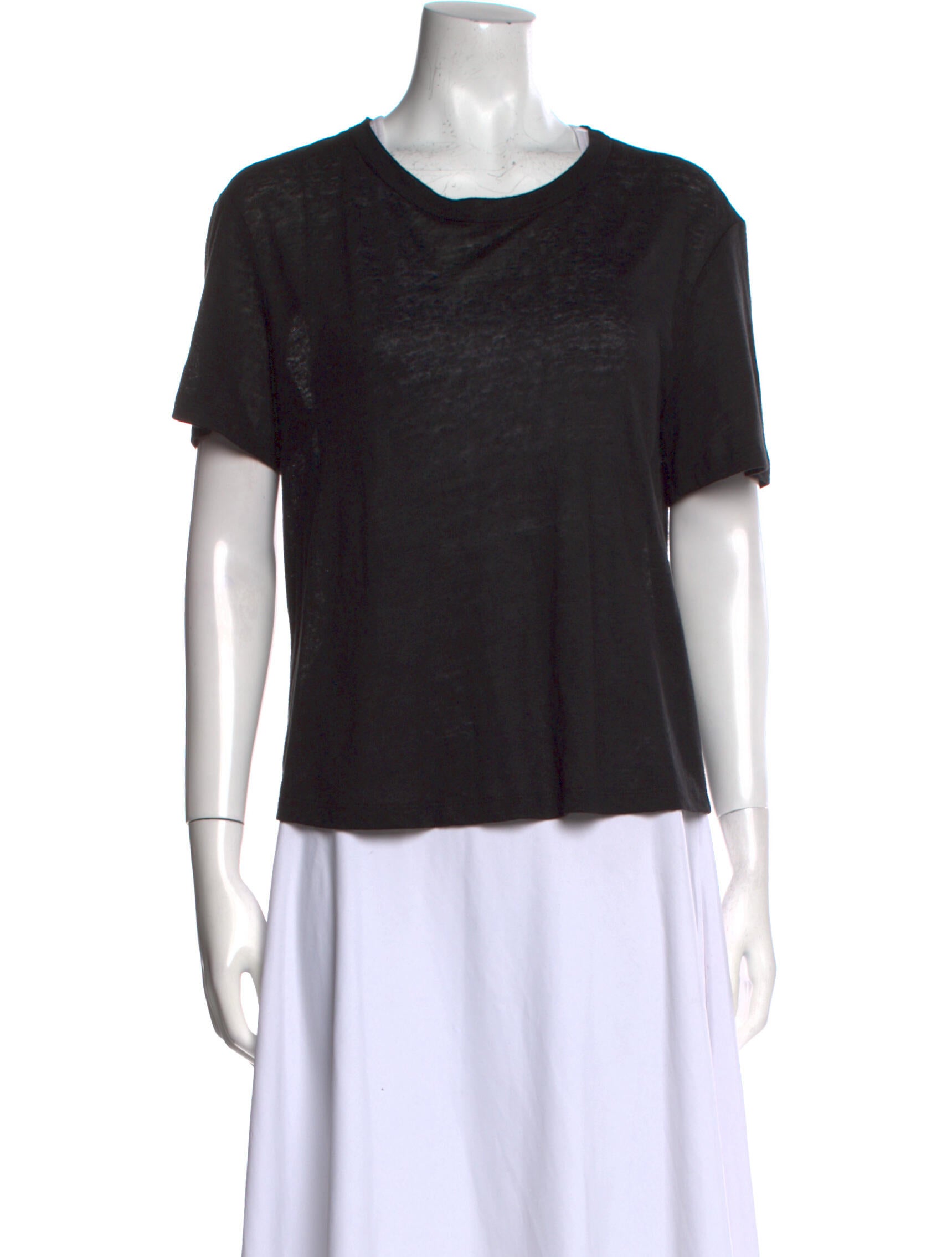 A.L.C. Scoop Neck Three-Quarter Sleeve T-Shirt