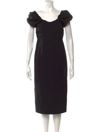 A.L.C. Off-The-Shoulder Midi Length Dress