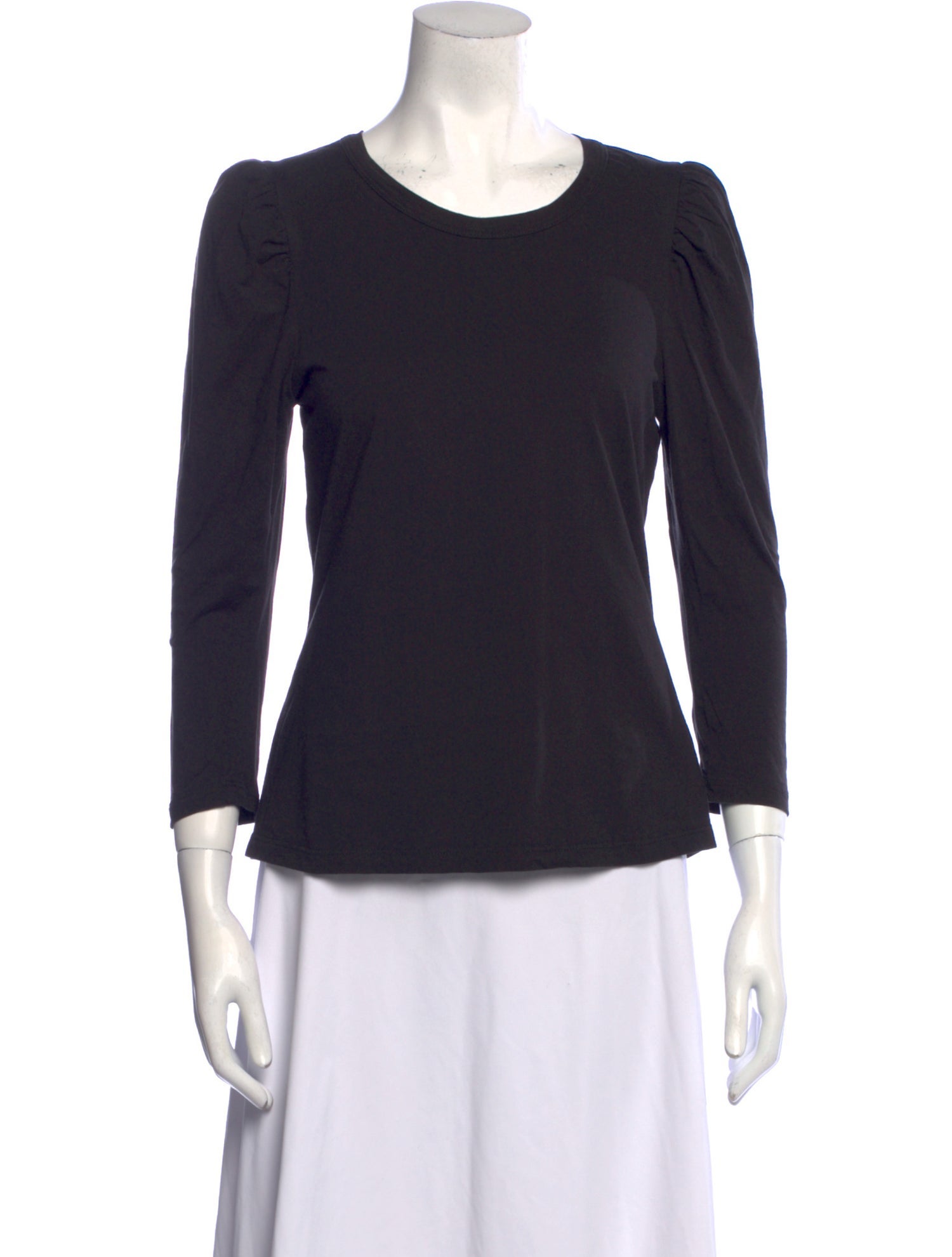 A.L.C. Scoop Neck Three-Quarter Sleeve Top