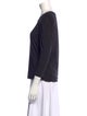 A.L.C. Scoop Neck Three-Quarter Sleeve Top