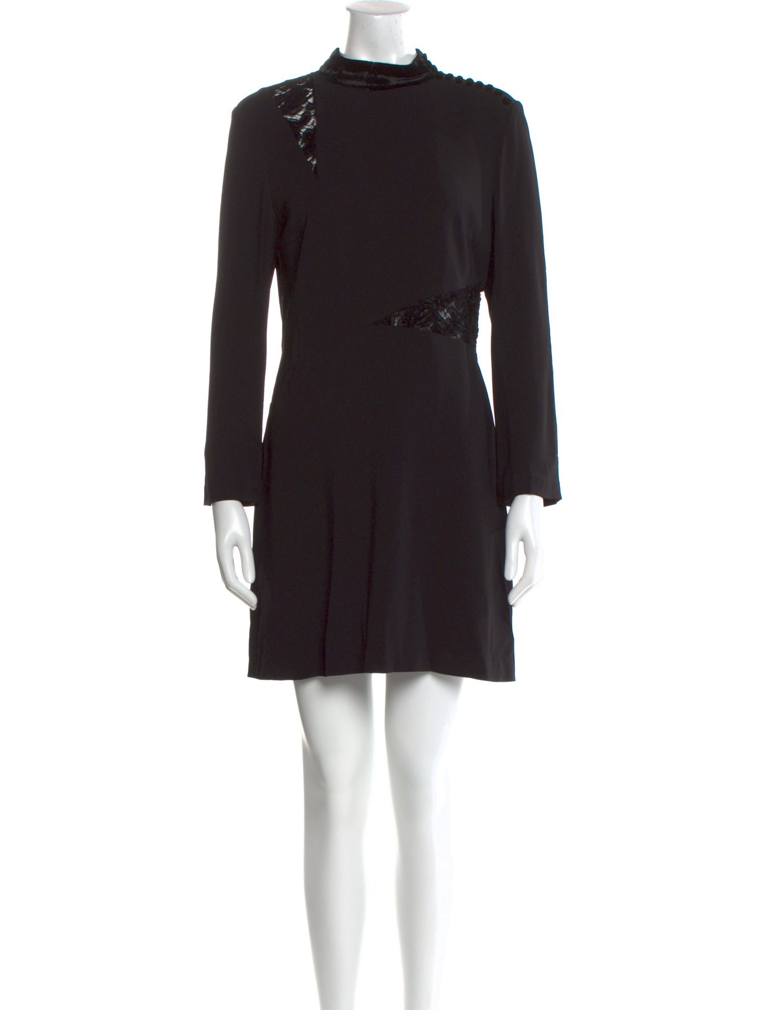 A.L.C. Mock Neck Mini Dress